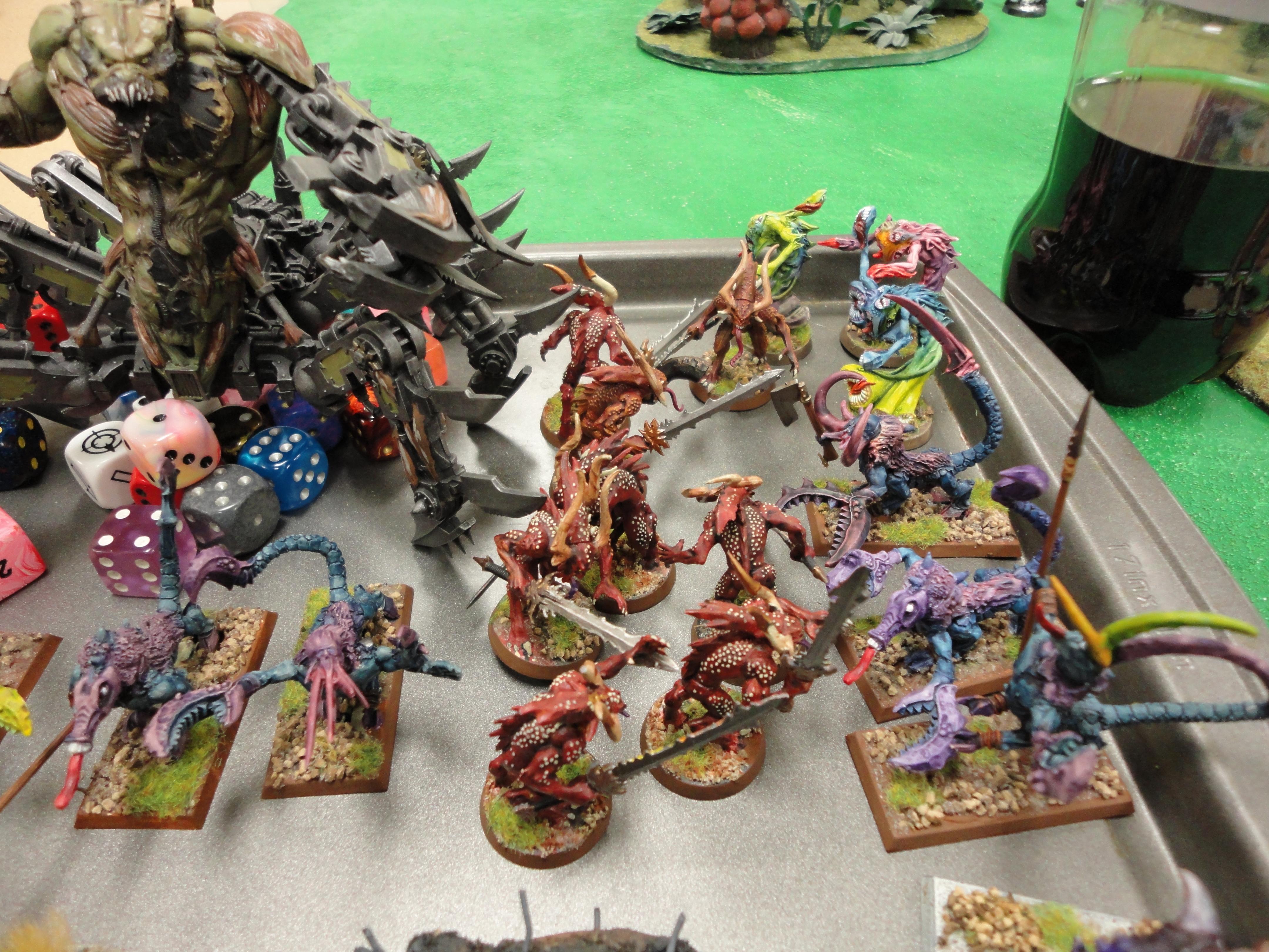 Chaos, Daemons, horrors of tzeentch and fiends of slaanesh
