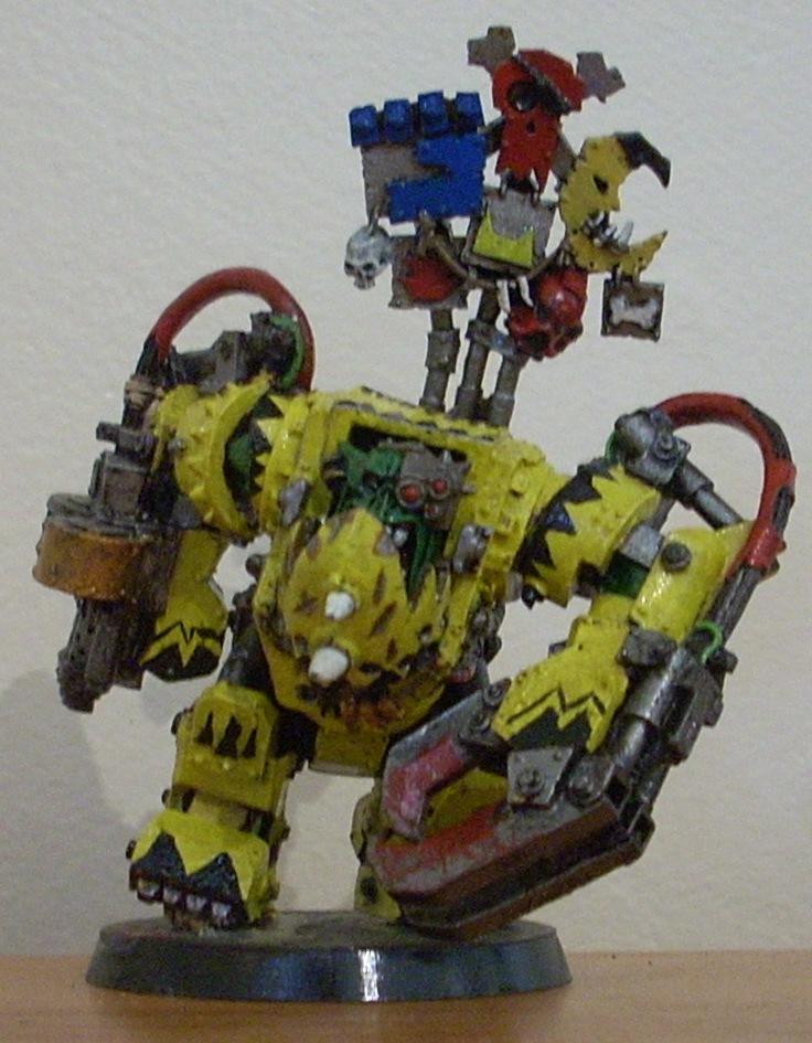 Mekboy, Orks, And this is my Bad Moon version of Ghazghkull