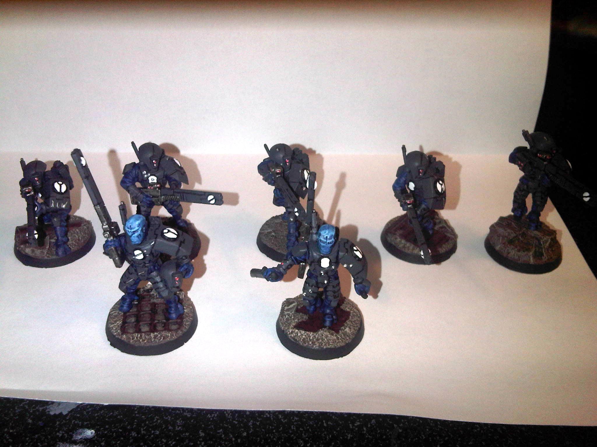 Black Tau, Blue Tau, Fire Warriors, Shas'ui