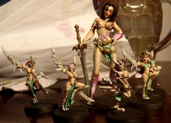 WARHAMMER - JUAN Diaz - 12 Daemonettes of Slaanesh - Démonettes EUR 250,00 - FR