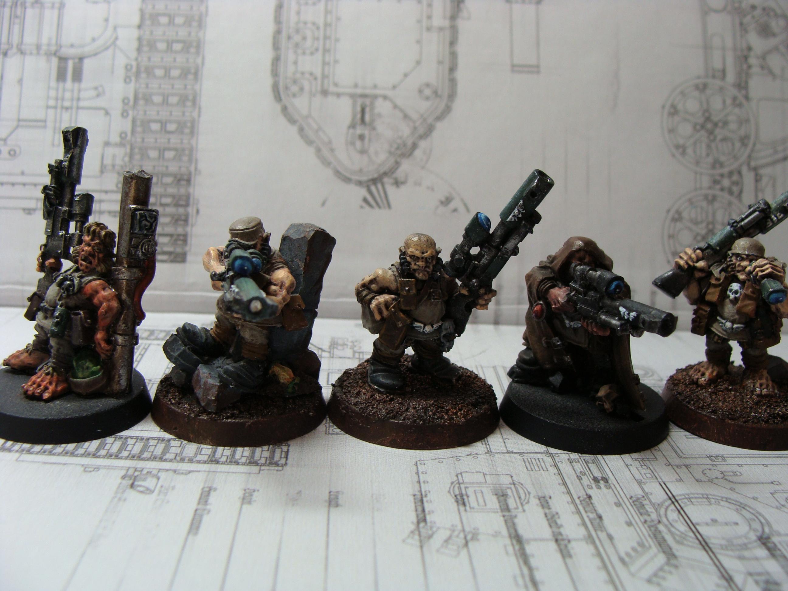 Imperial Guard, Ratling, Snipers, Trench