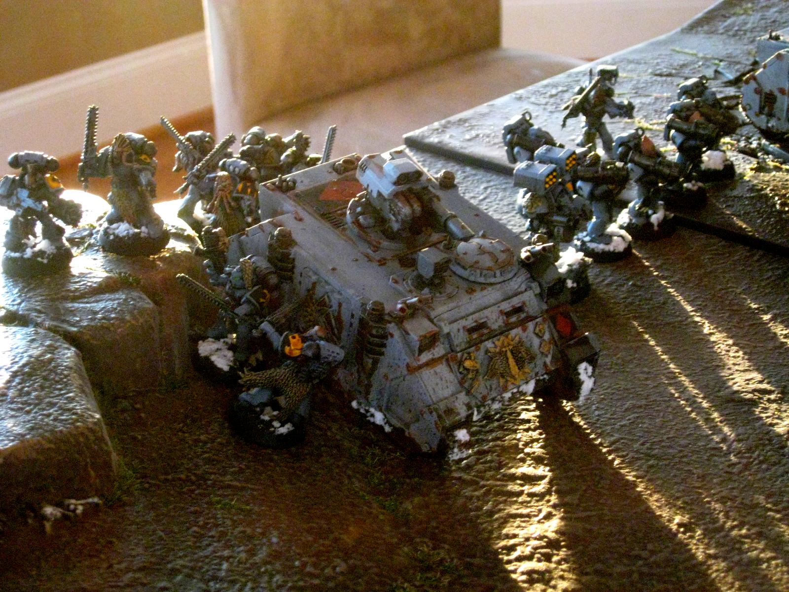 Necrons, Realm Of Battle Board, Space Wolves
