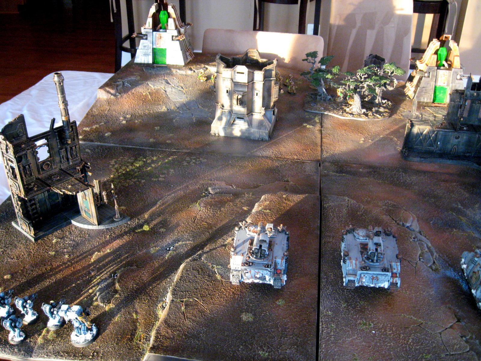 Necrons, Realm Of Battle Board, Space Wolves