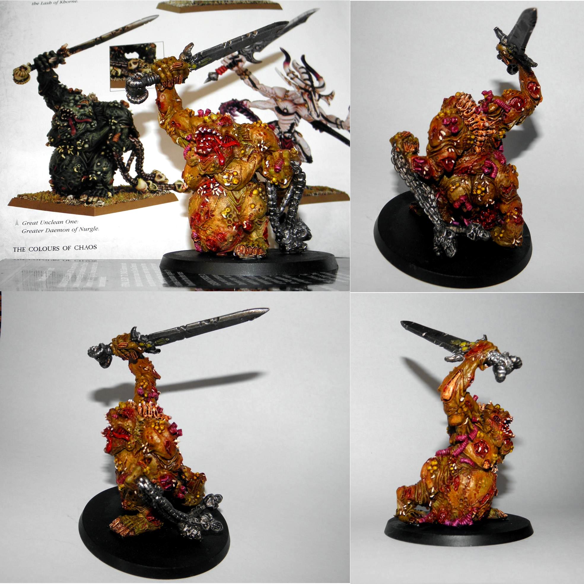 Chaos, Chaos Daemons, Chaos Space Marines, Daemons, Great Unclean One, Greater Daemon, Monstrous Creature, Nurgle, Plague, Warhammer 40,000