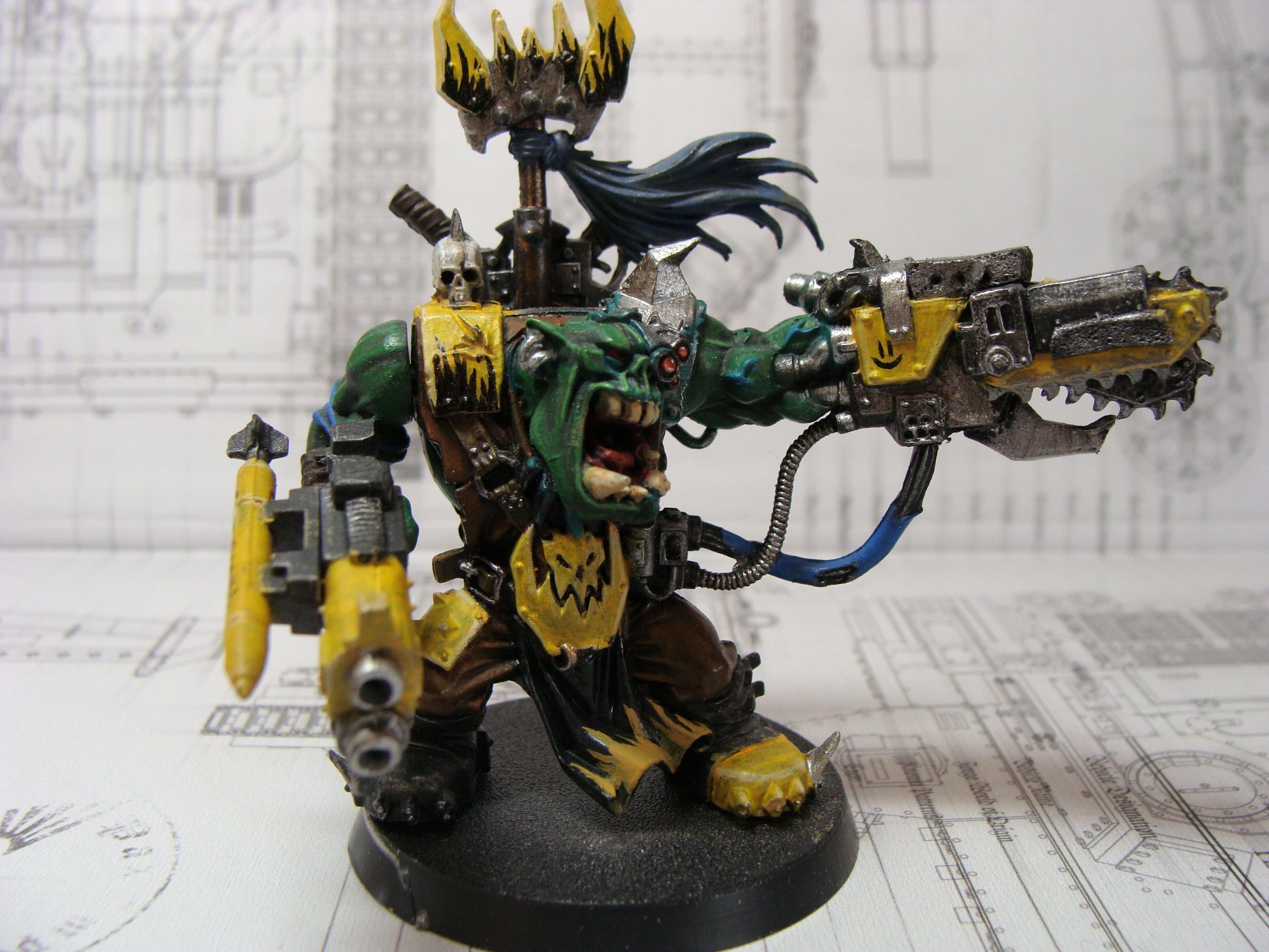 Conversion, Orks, Power Klaw, Warboss