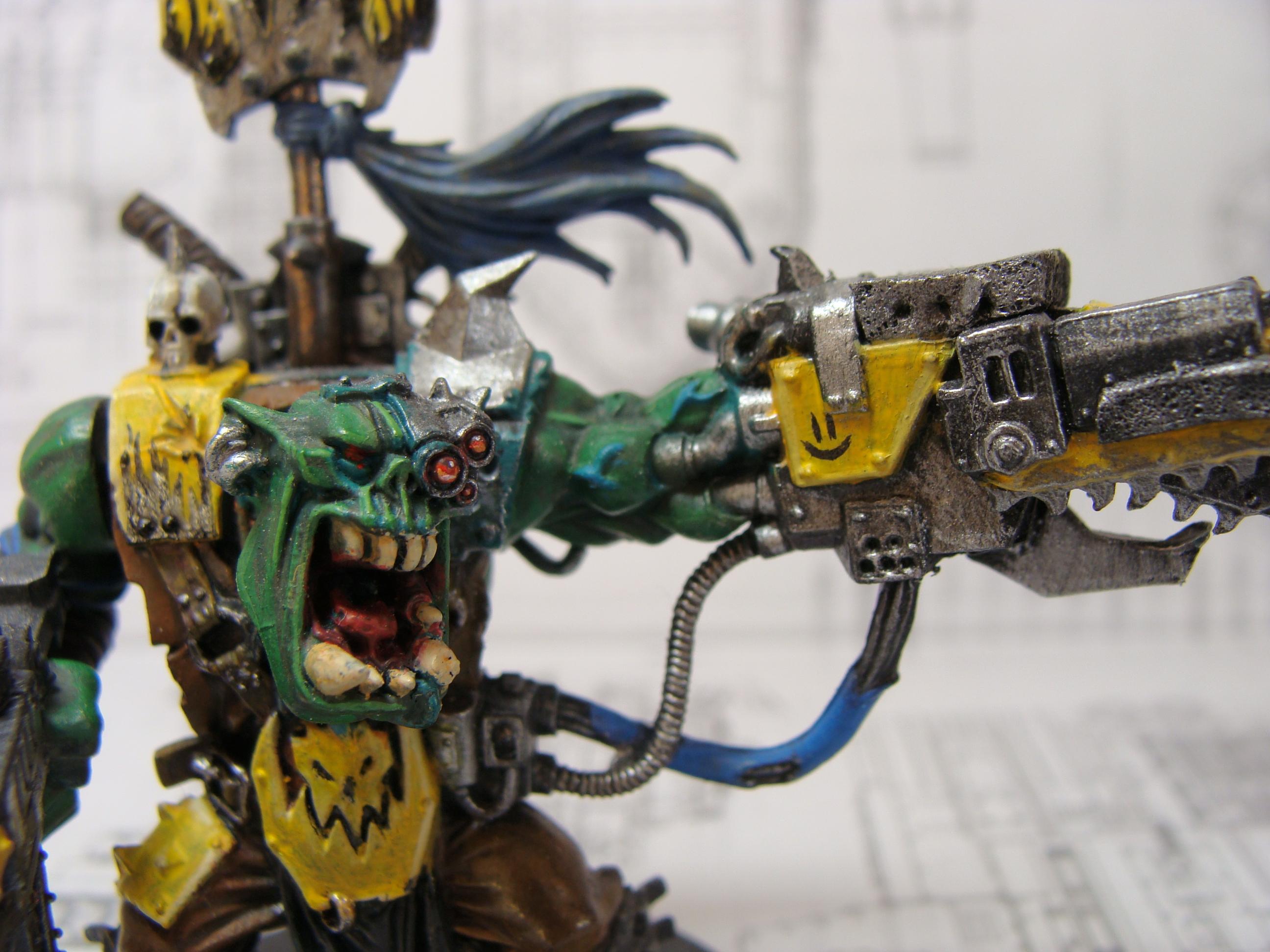Conversion, Cybork, Orks, Power Klaw, Warboss