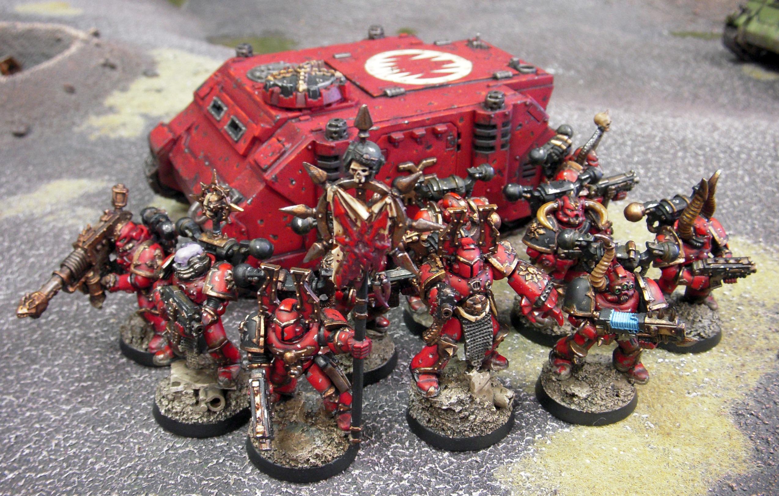 World Eater Marines with Rhino