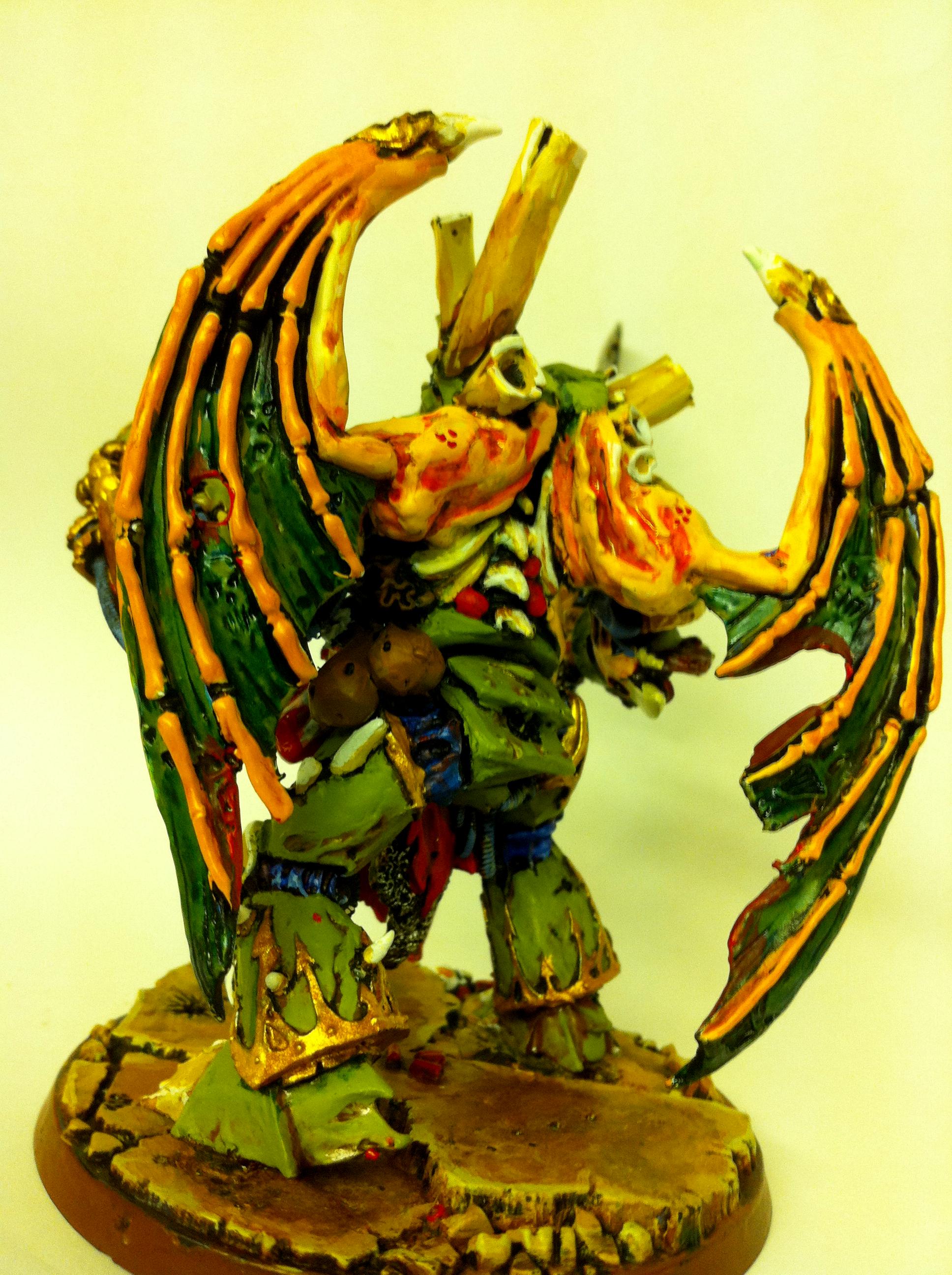 Chaos, Daemon Prince, Deamon Prince With Wings, Nurgle, Warhammer 40,000