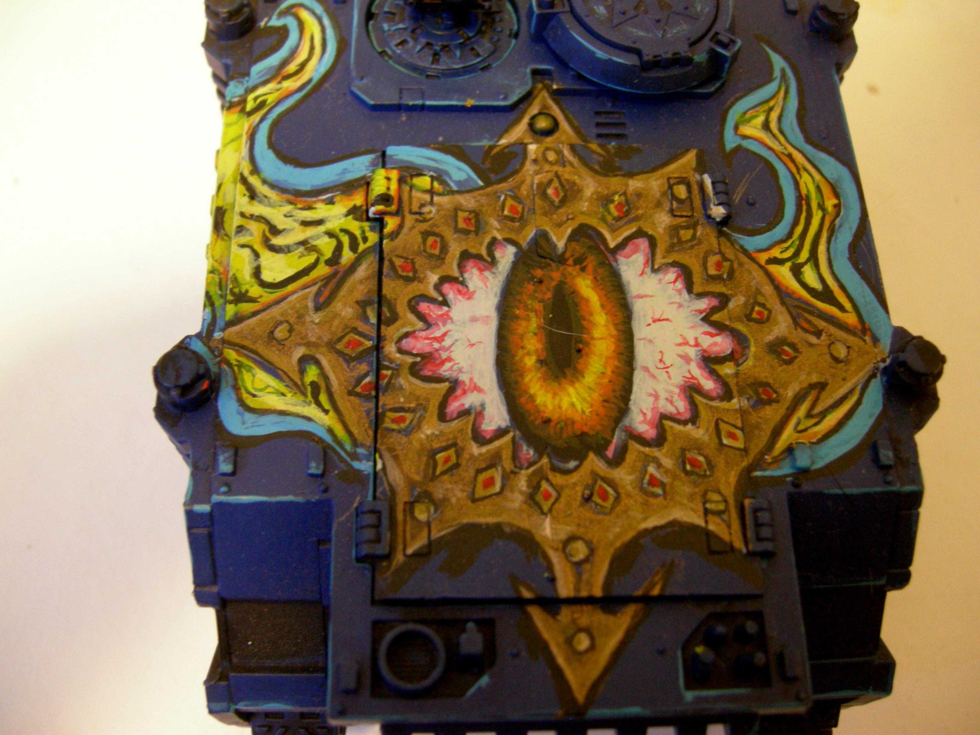 detail of the Eye on back of rhino