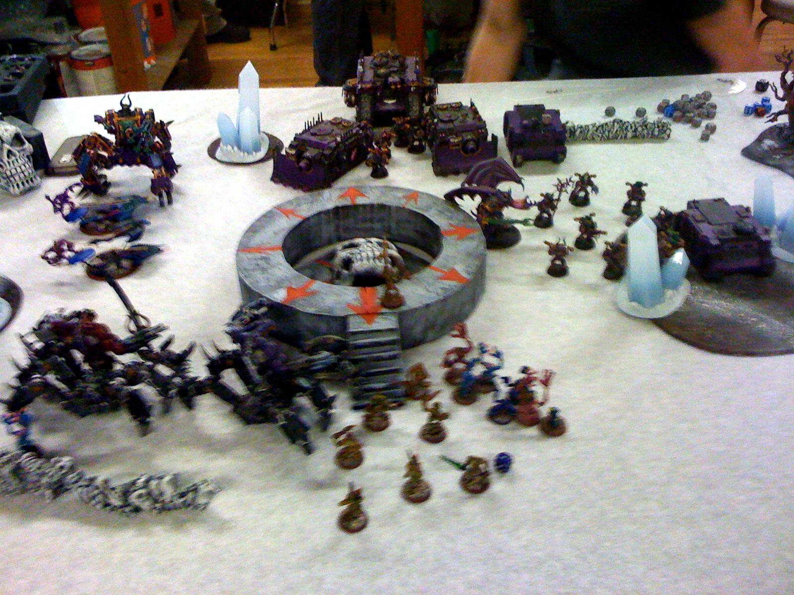 Battle Report, Chaos Space Marines, Daemons, Winter Harvest