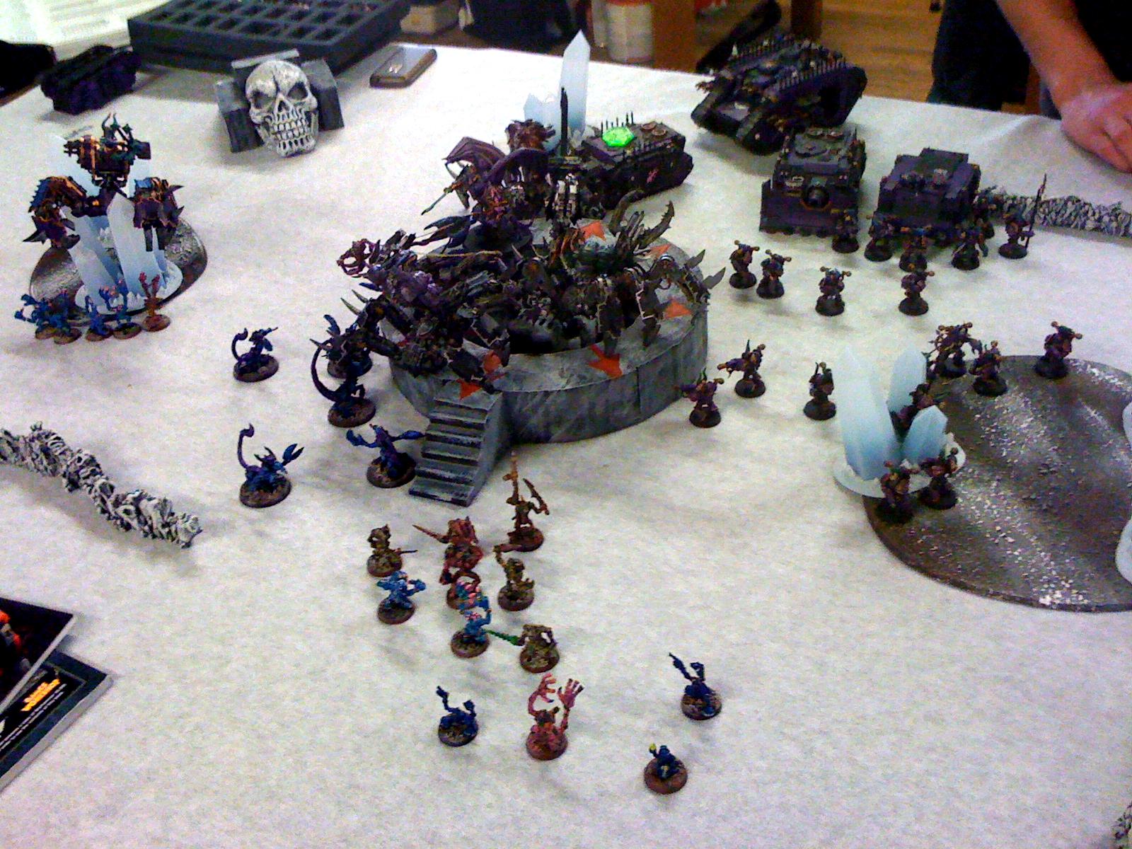 Battle Report, Chaos Space Marines, Daemons, Winter Harvest