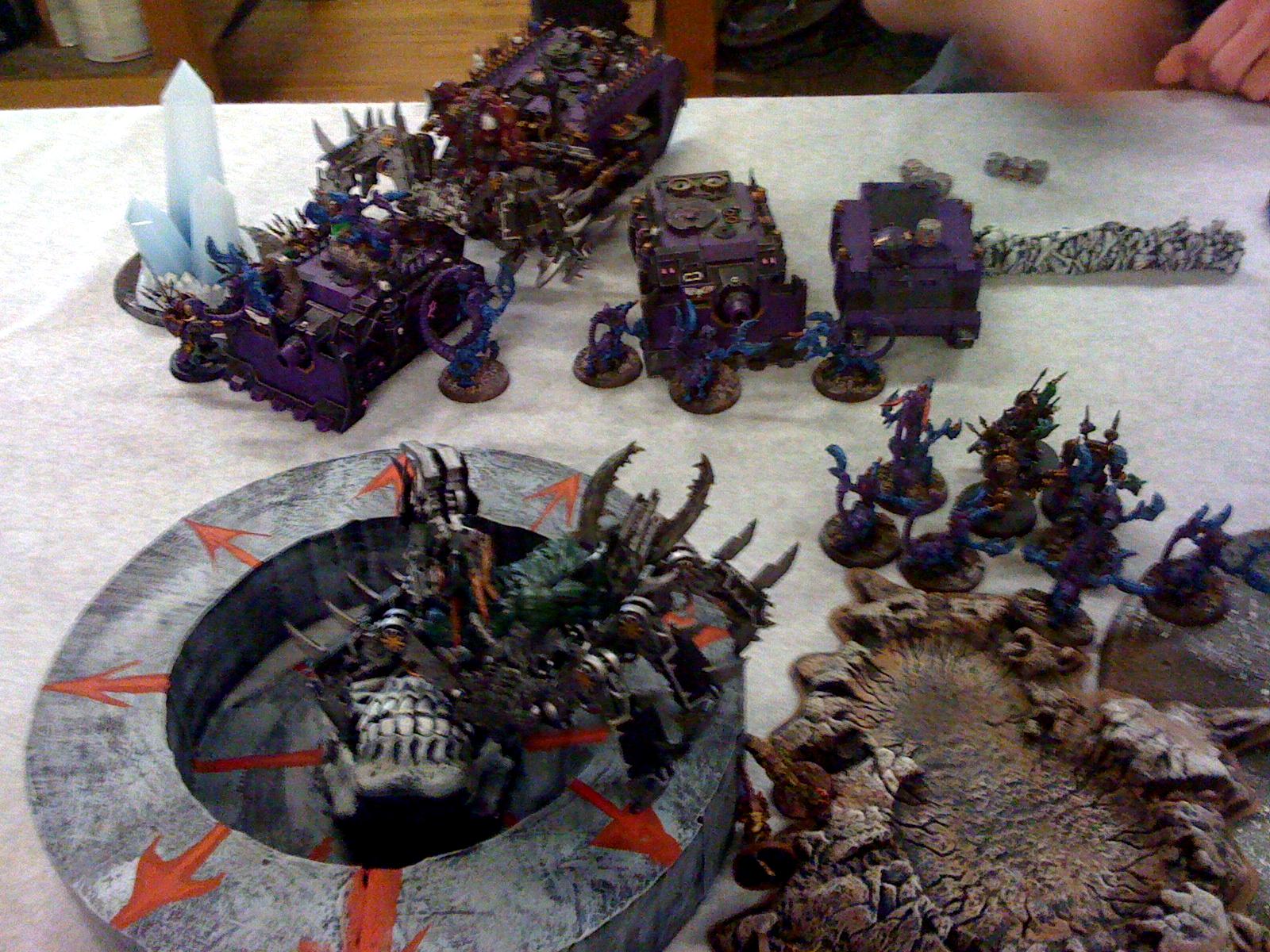 Battle Report, Chaos Space Marines, Daemons, Winter Harvest