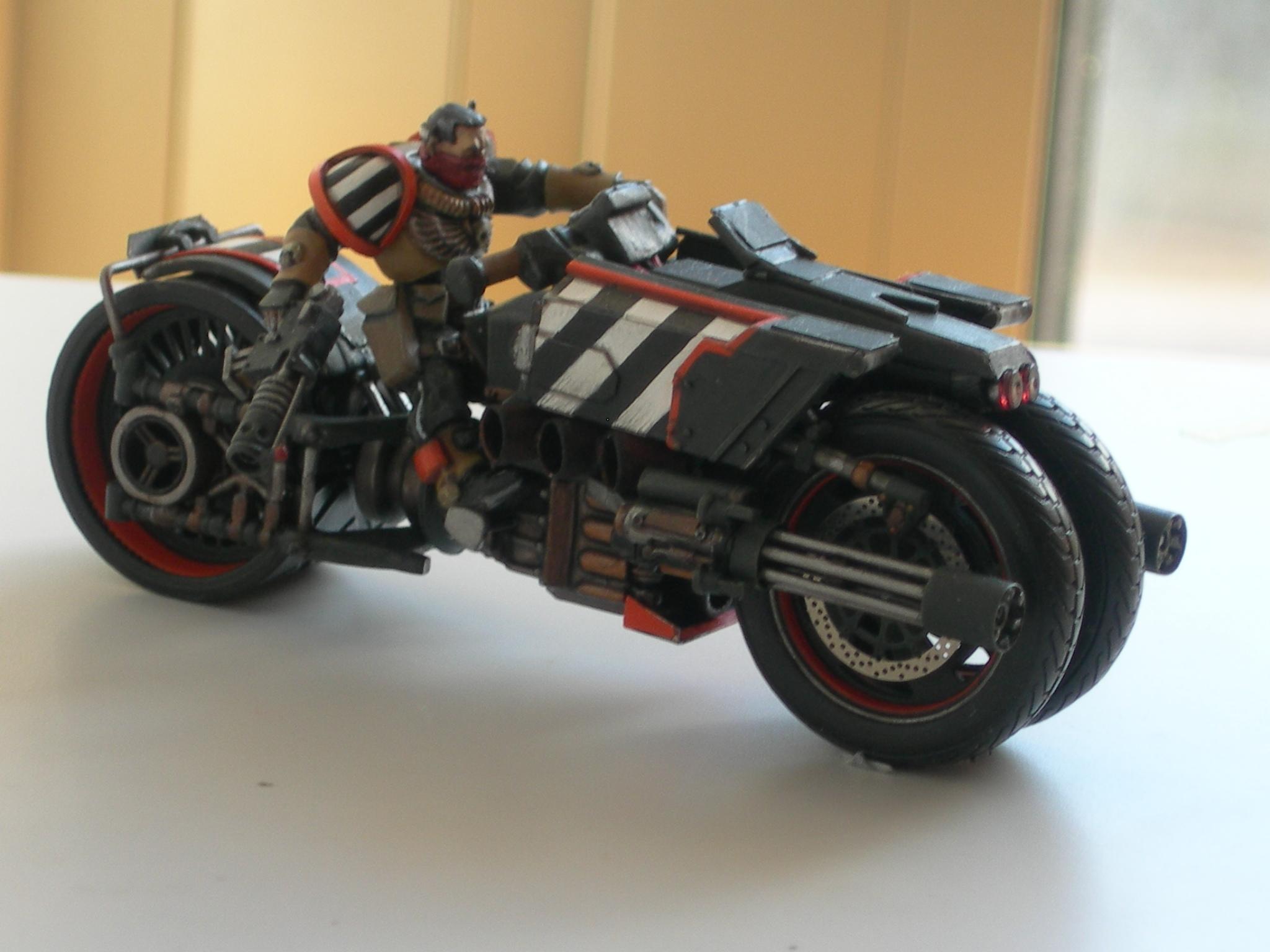 Bike, Black, Scouts, Scratch Build, Space Marines