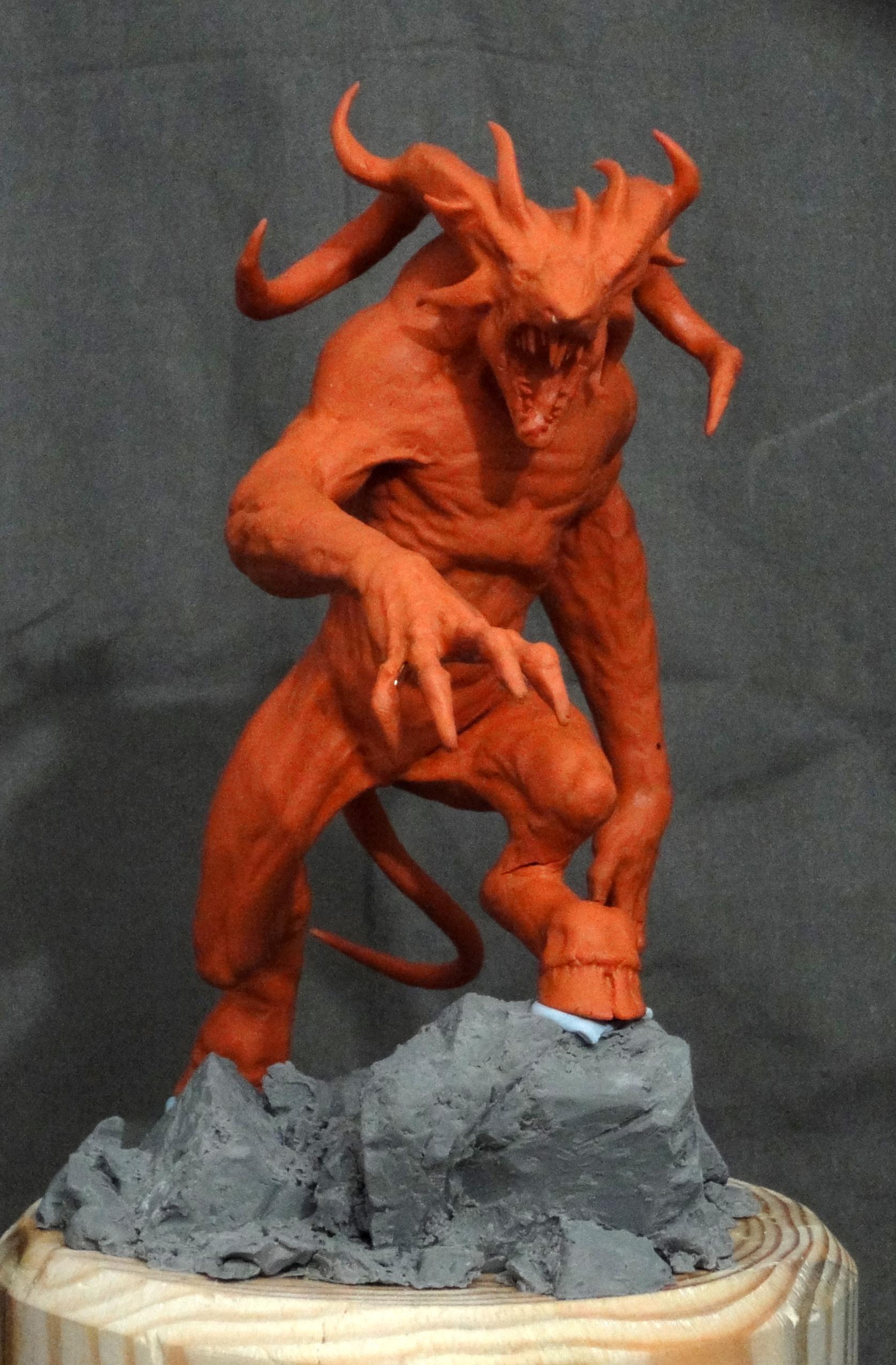 Sculpting, Vermin Lord, Work In Progress