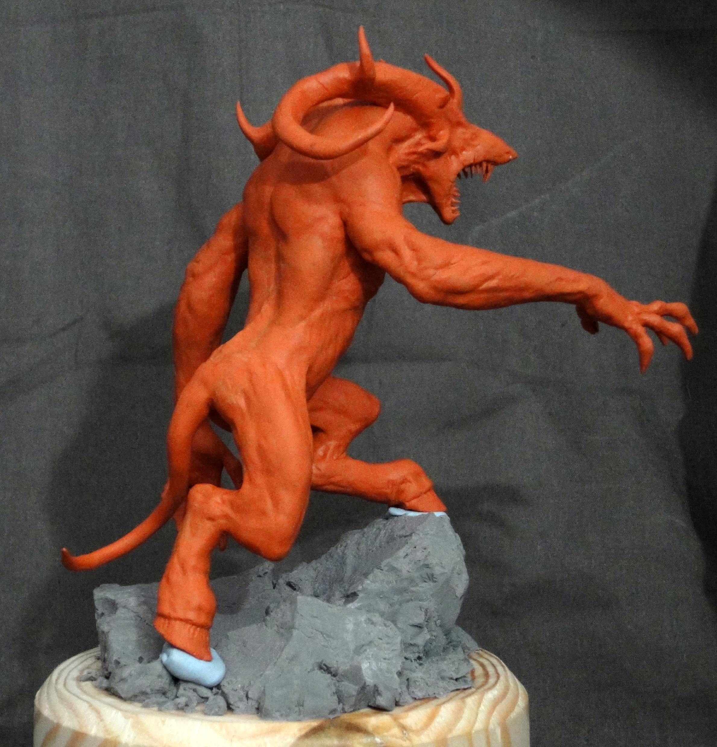 Sculpting, Vermin Lord, Work In Progress