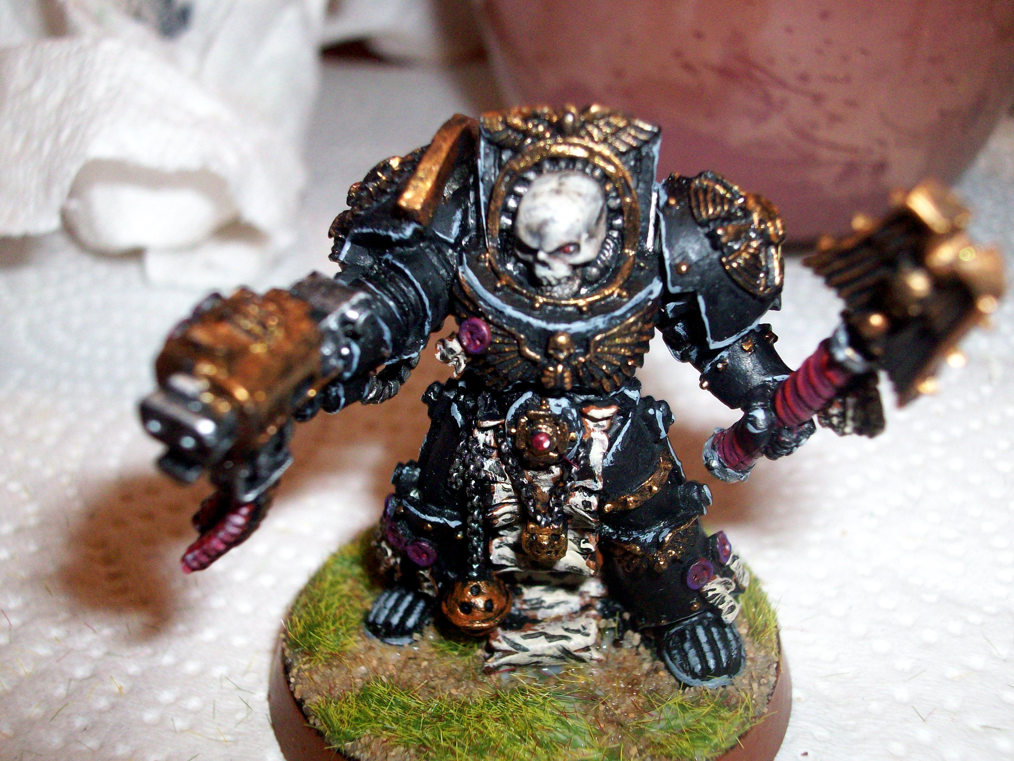 Chaplain, Space Marines, Terminator Armor, Warhammer 40,000