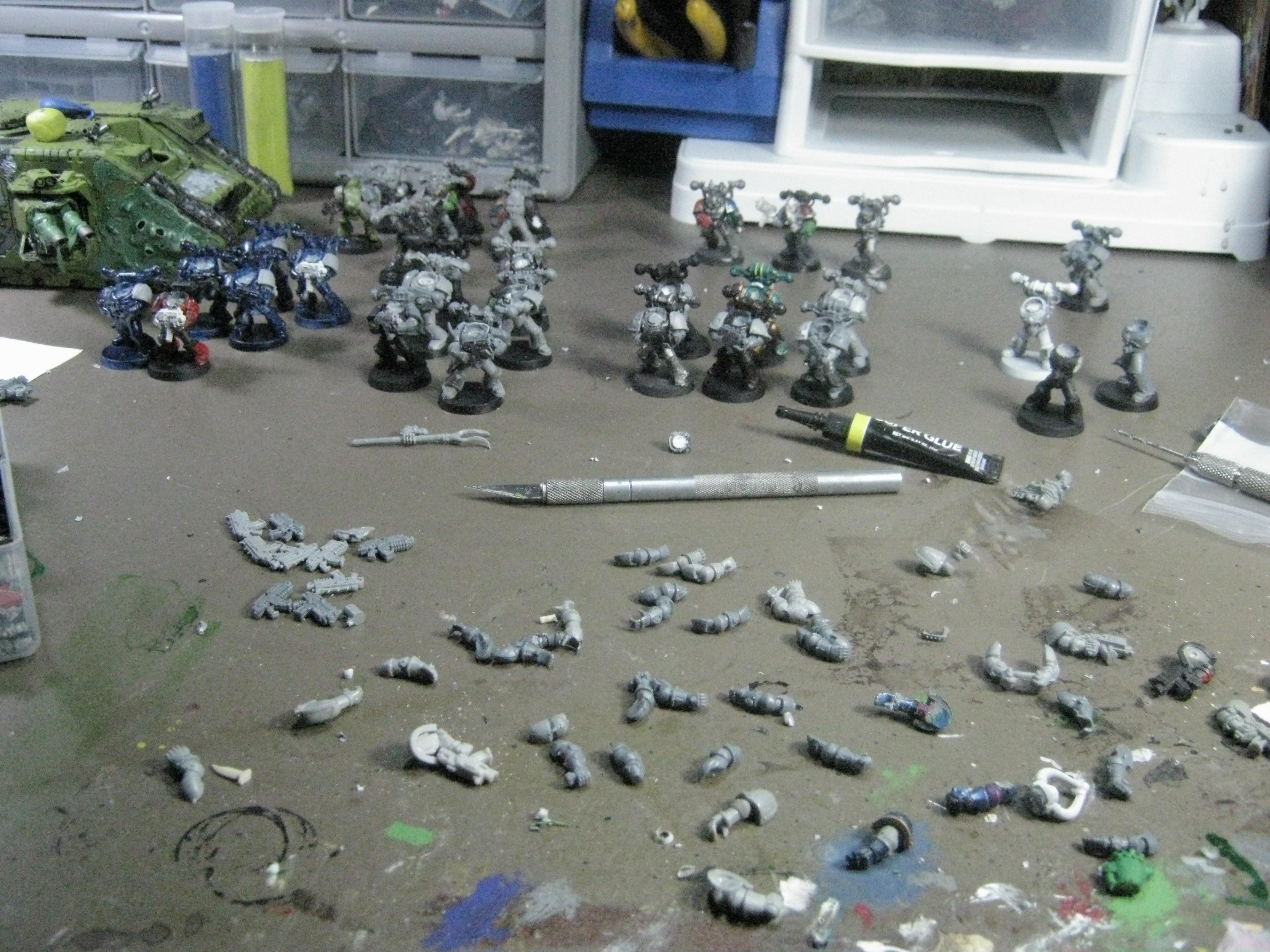 Chaos Space Marines, Death Guard, Nurgle, Plague Marines