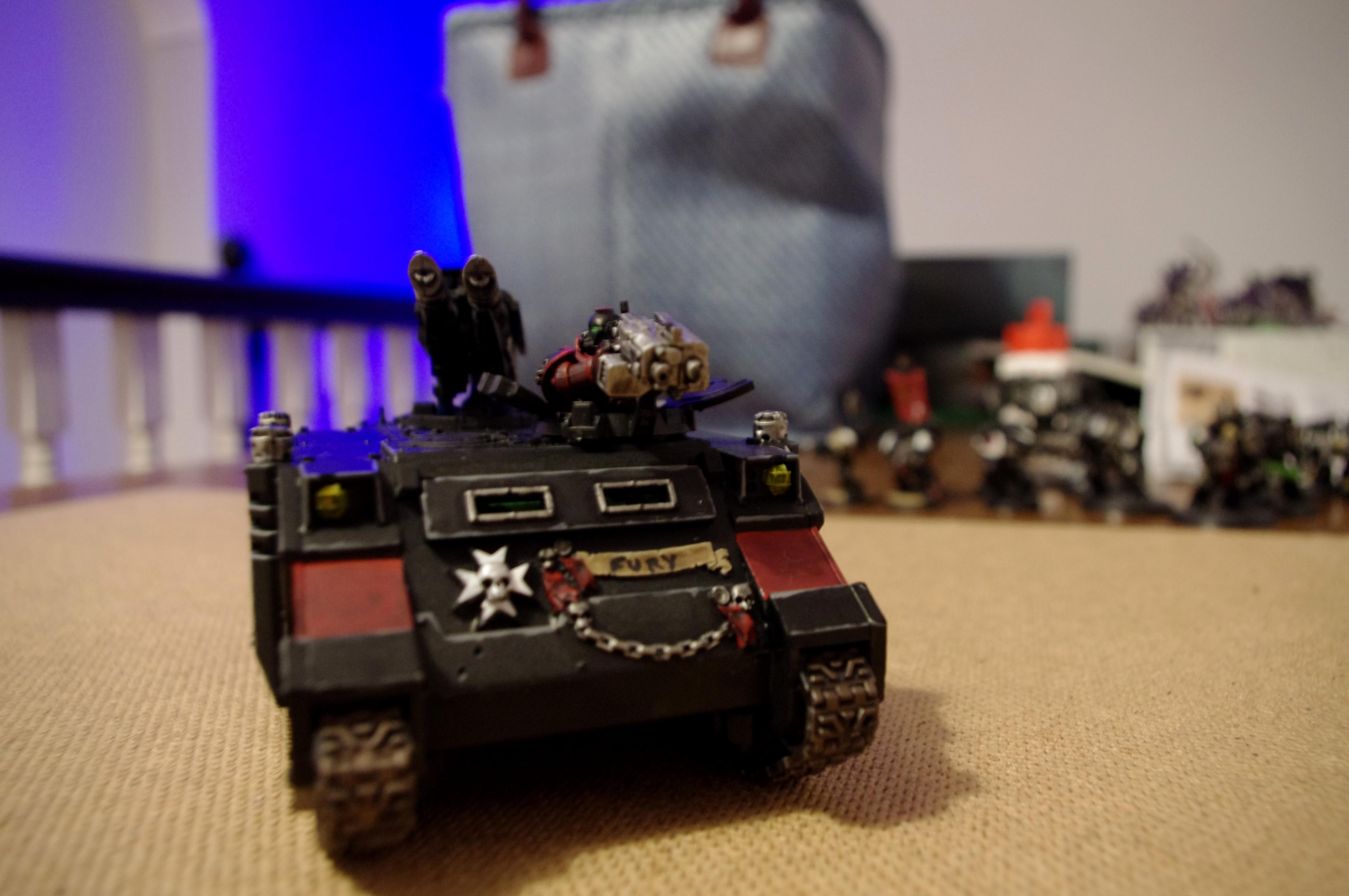 Black Templars, Crusade, Lascannon, Razerback, Rhino, Space Marines, Upgrade Sprue, Warhammer 40,000