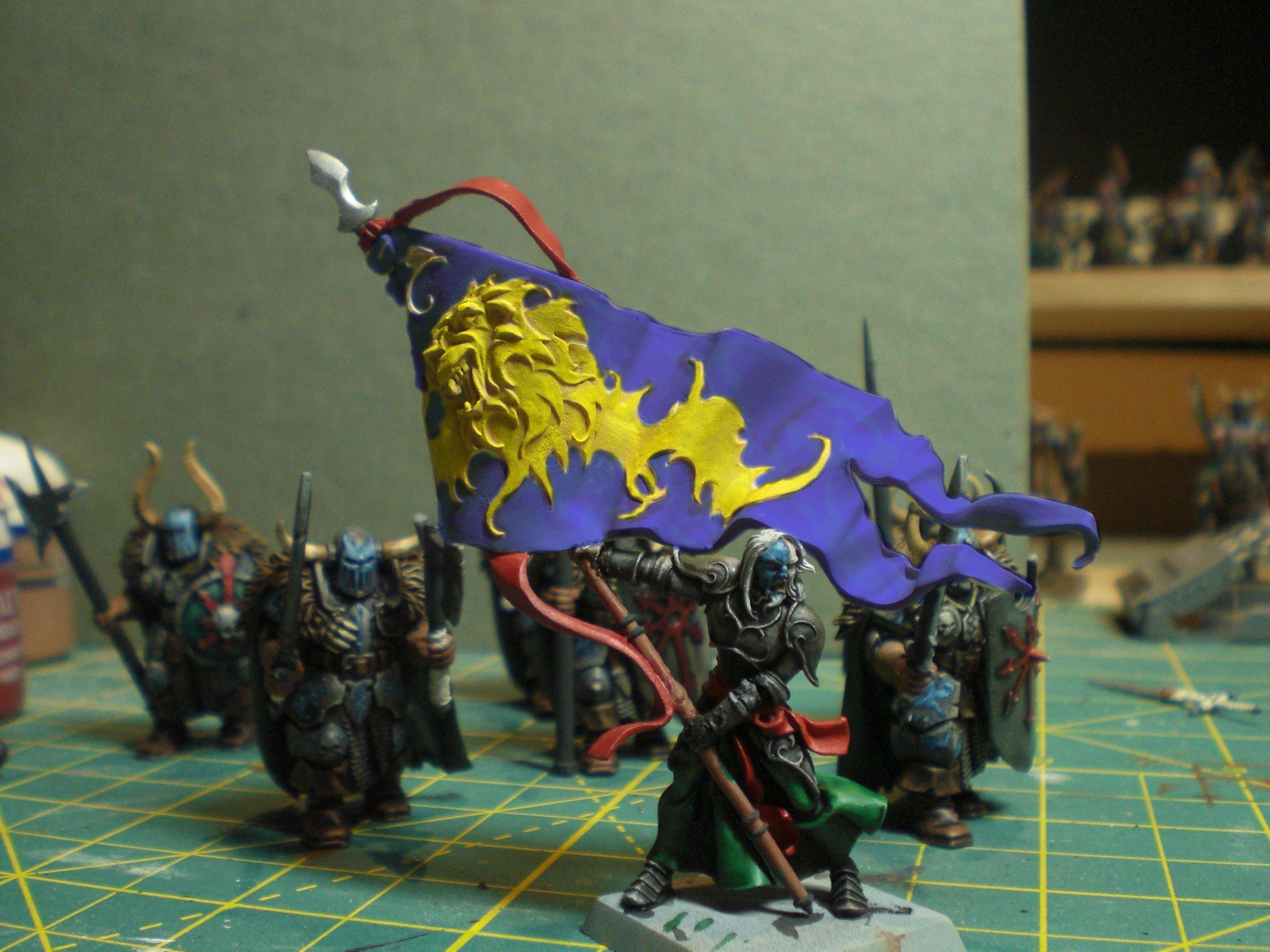 blue banner