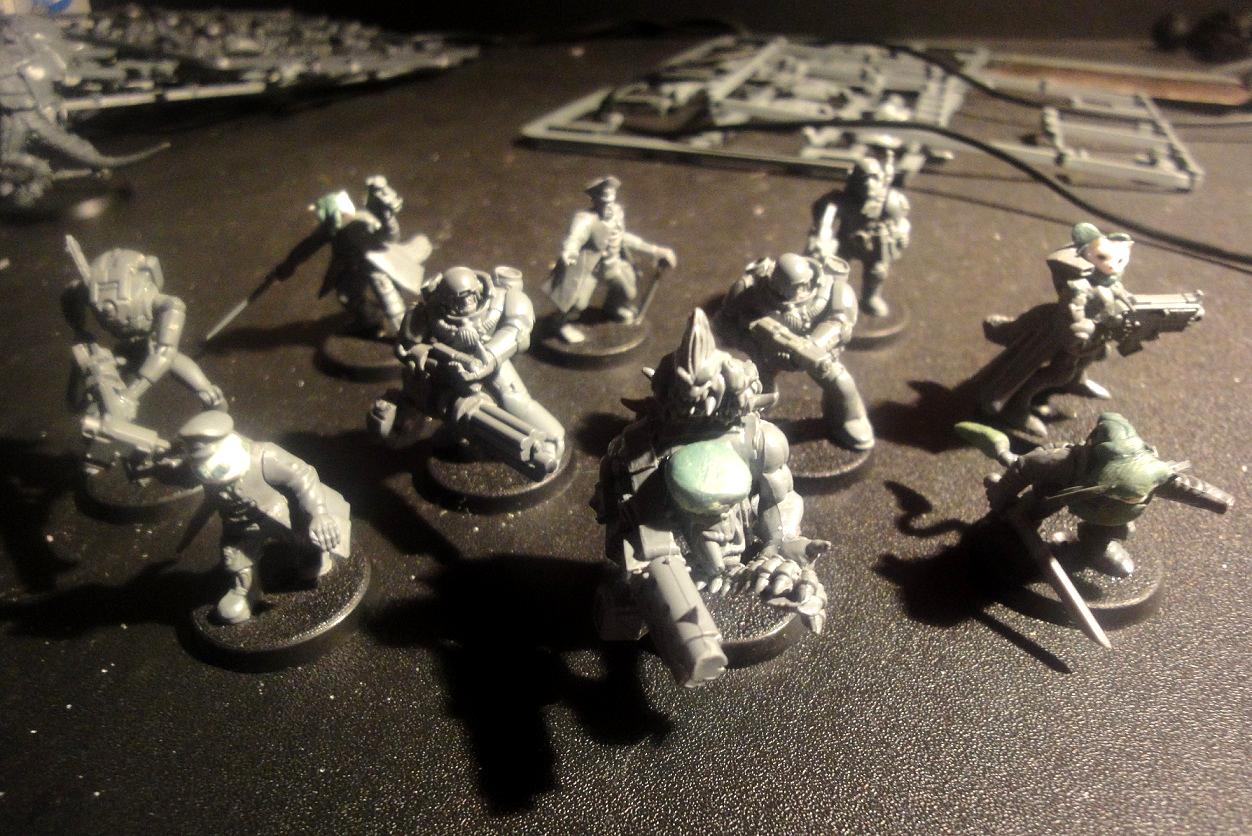 caracters sone to be painted