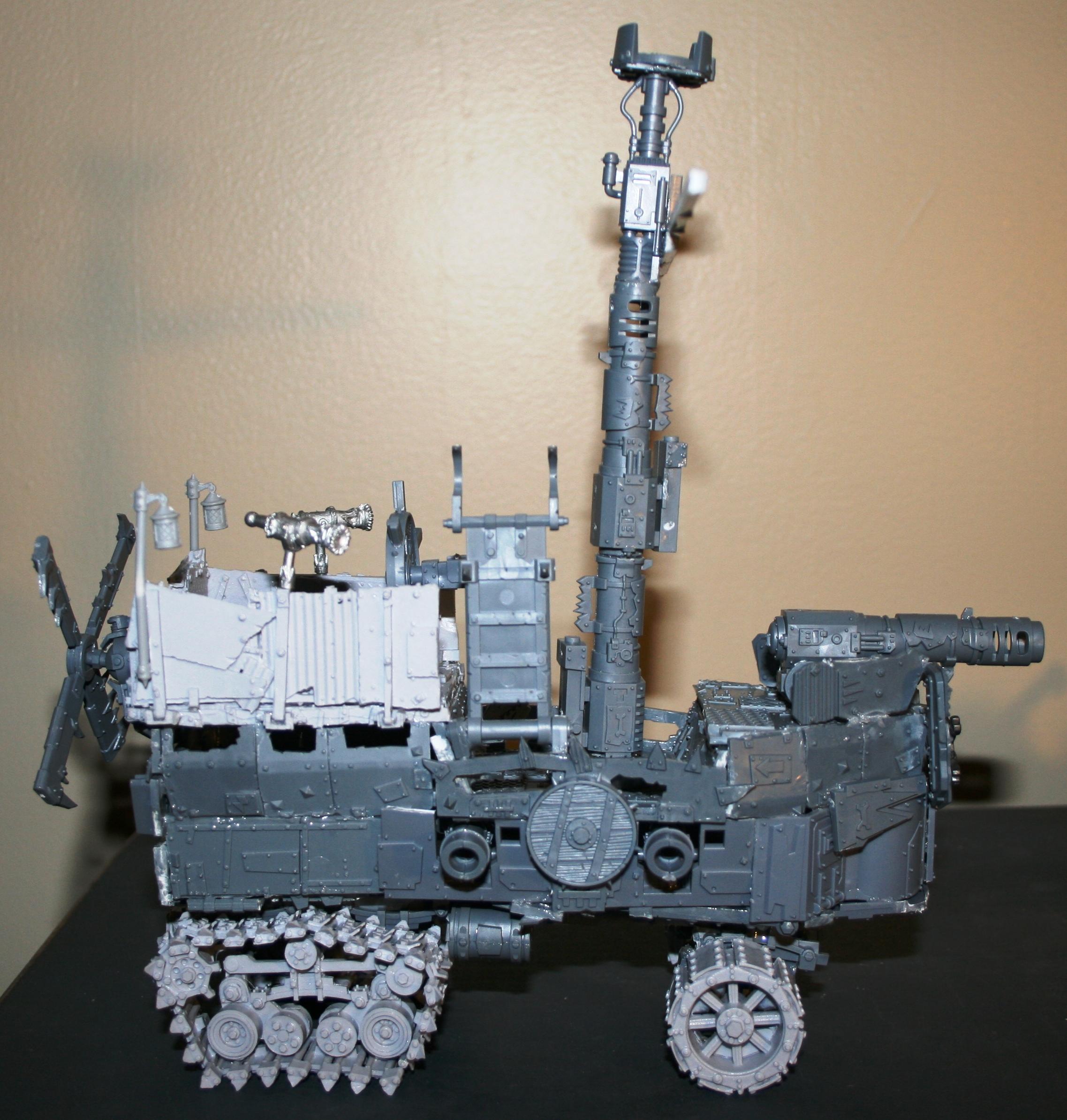 000 Wip, Battlewagon, Orks, Prepaint, Warhammer 40,000