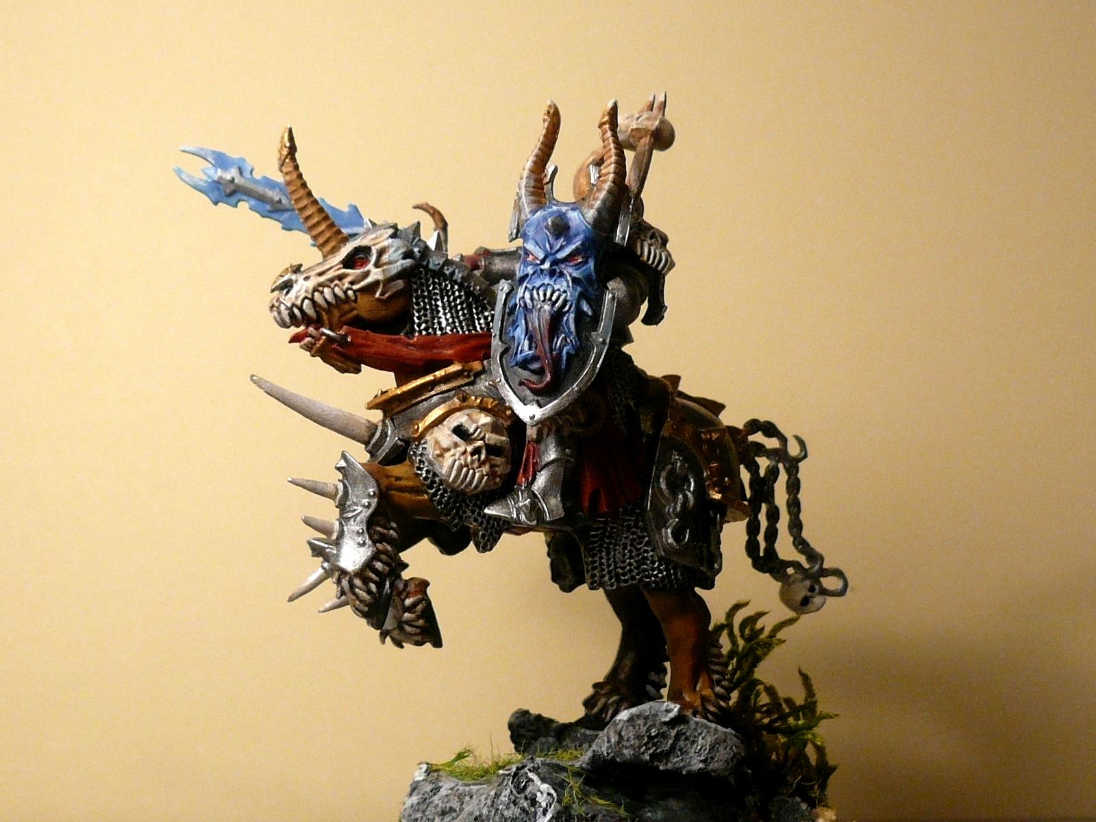 Chaos, Dark Knight, Horse, Mounted, Warhammer Fantasy