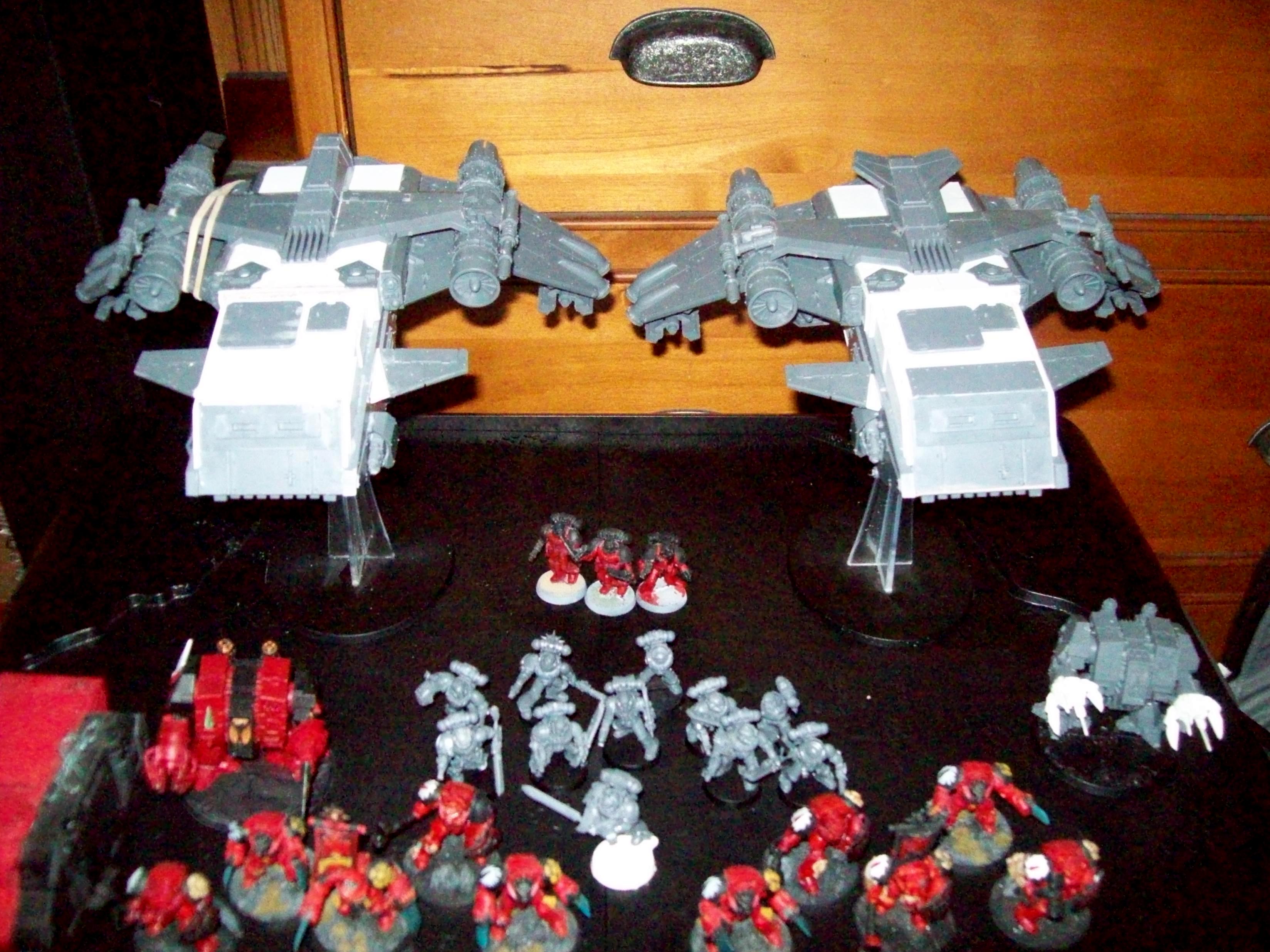 Blood Angels, Conversion, Kit-bash, Storm Raven, Warhammer 40,000, Work In Progress
