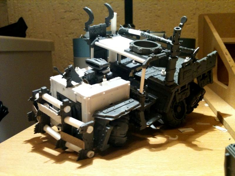 Da Dark Angelz, Orks, Trukk, Work In Progress