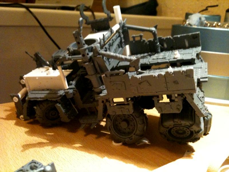 Da Dark Angelz, Orks, Trukk, Work In Progress