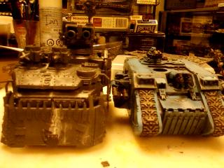 Battlewagon, Conversion, Orks, Warhammer 40,000, Work In Progress