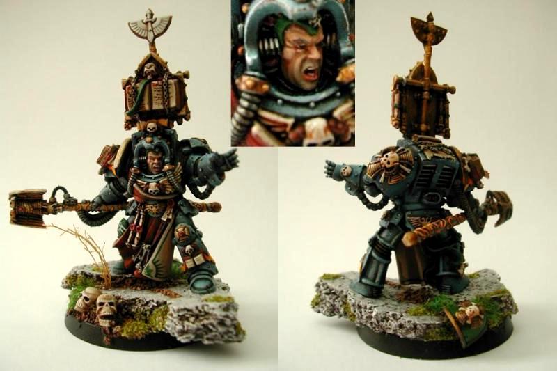 Adeptus Astartes, Dark Angels, Deathwing, Librarian, Space Marines, Terminator Armor, Warhammer 40,000