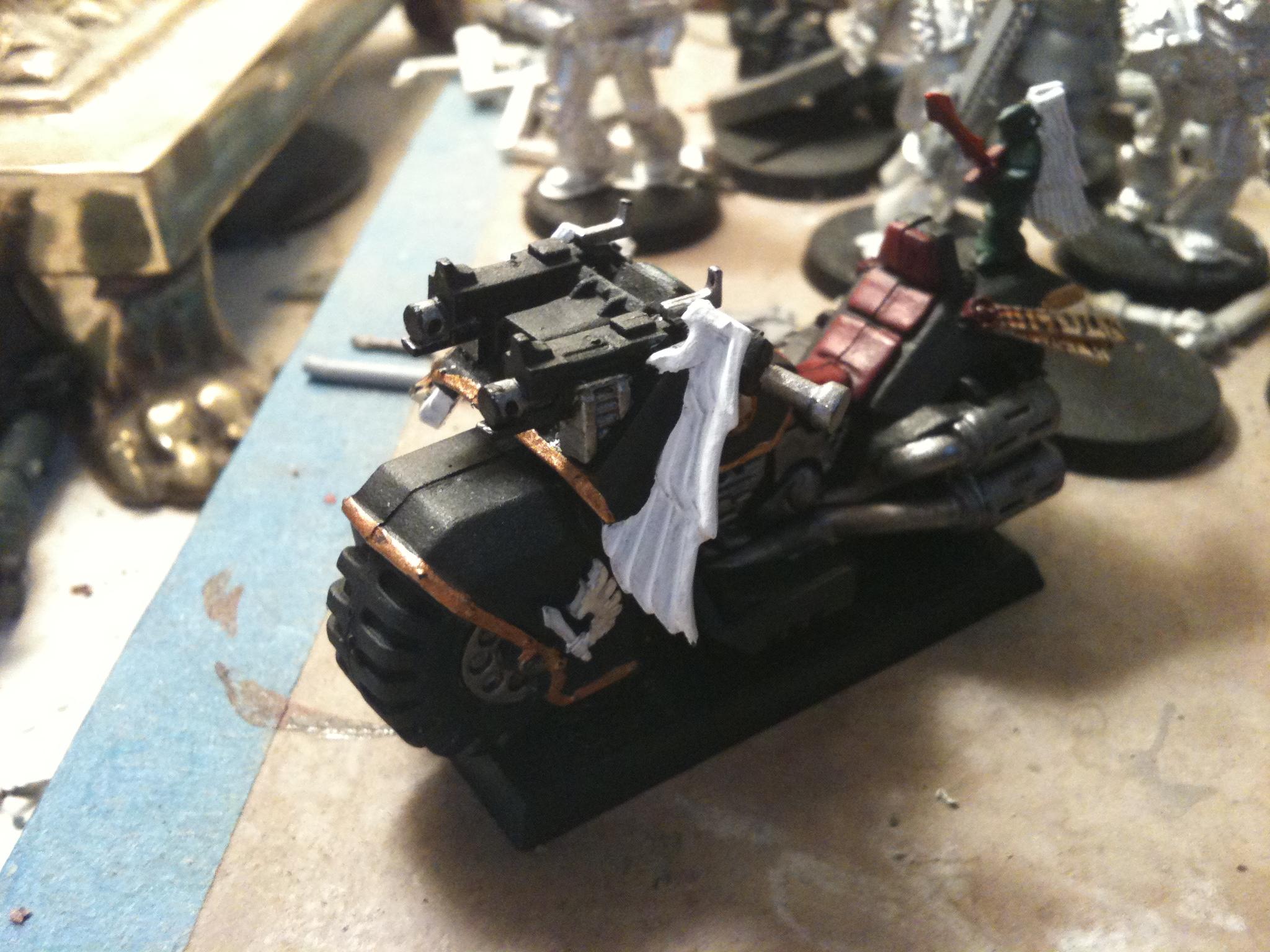 Bike, Biker Sergeant, Dark Angels, Power Sword, Ravenwing