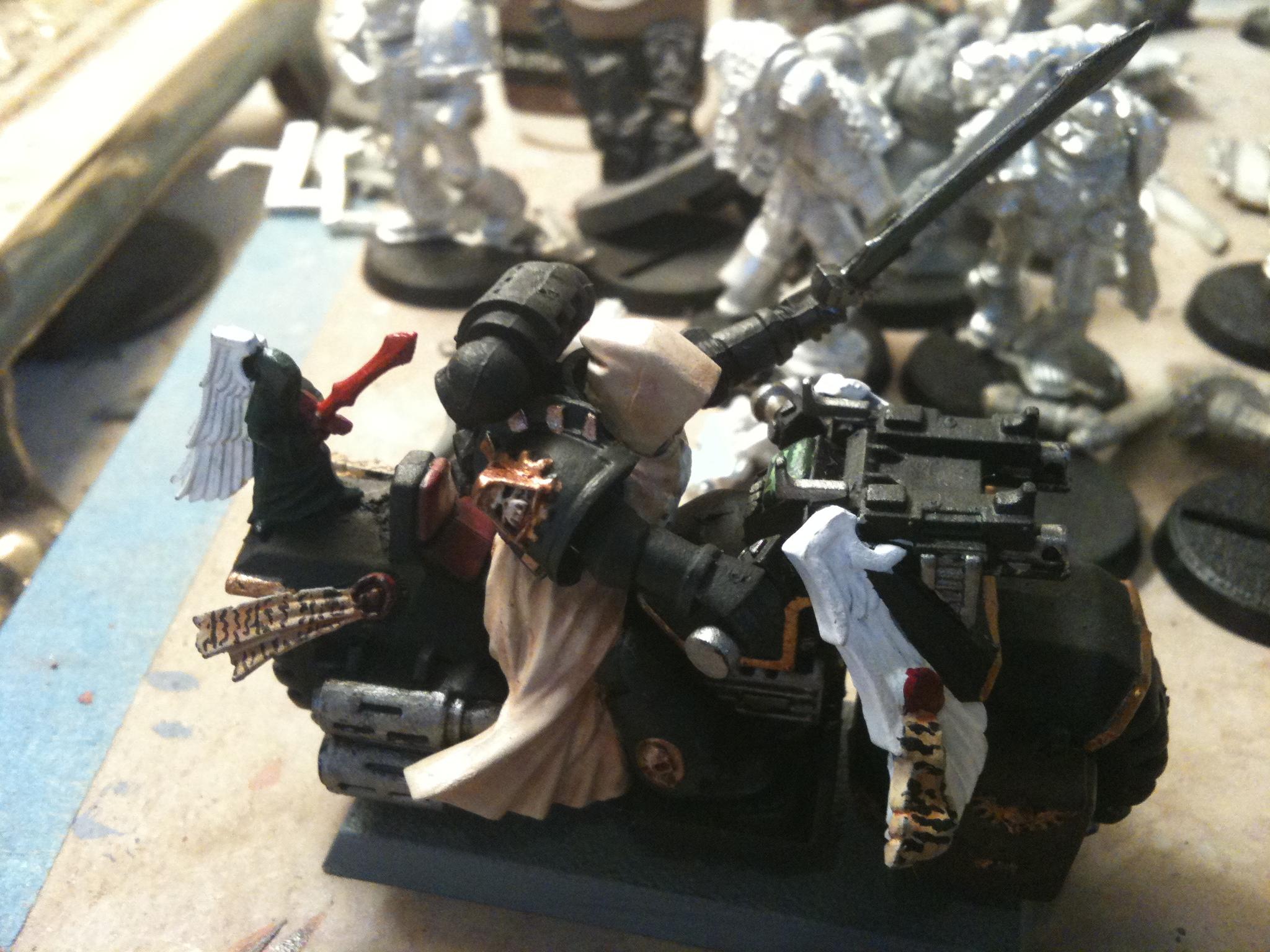 Bike, Biker Sergeant, Dark Angels, Power Sword, Ravenwing, Sergeant