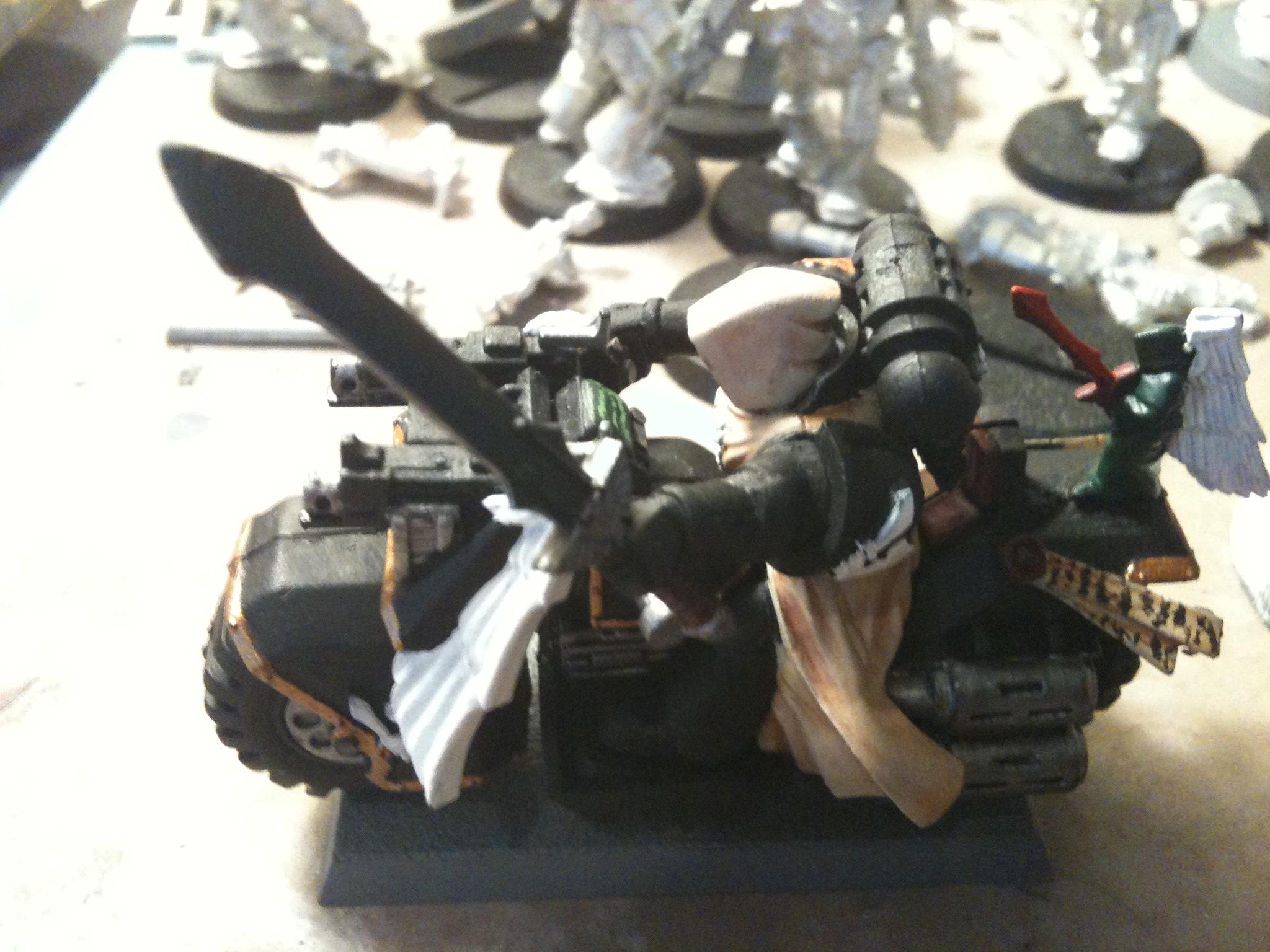 Bike, Biker Sergeant, Dark Angels, Power Sword, Ravenwing, Sergeant