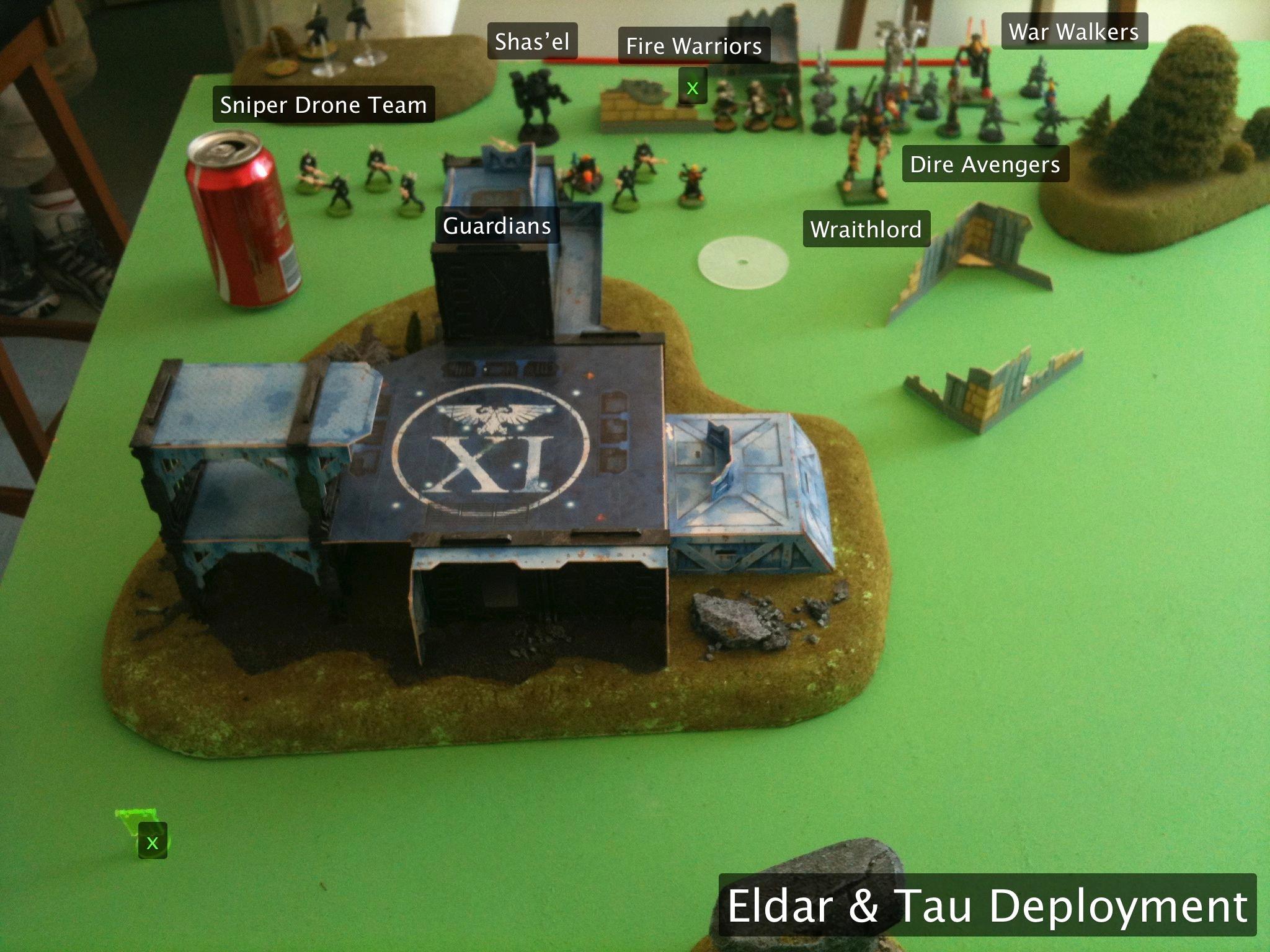 Battle Report, Da Ork Angelz, Eldar, Orks, Tau
