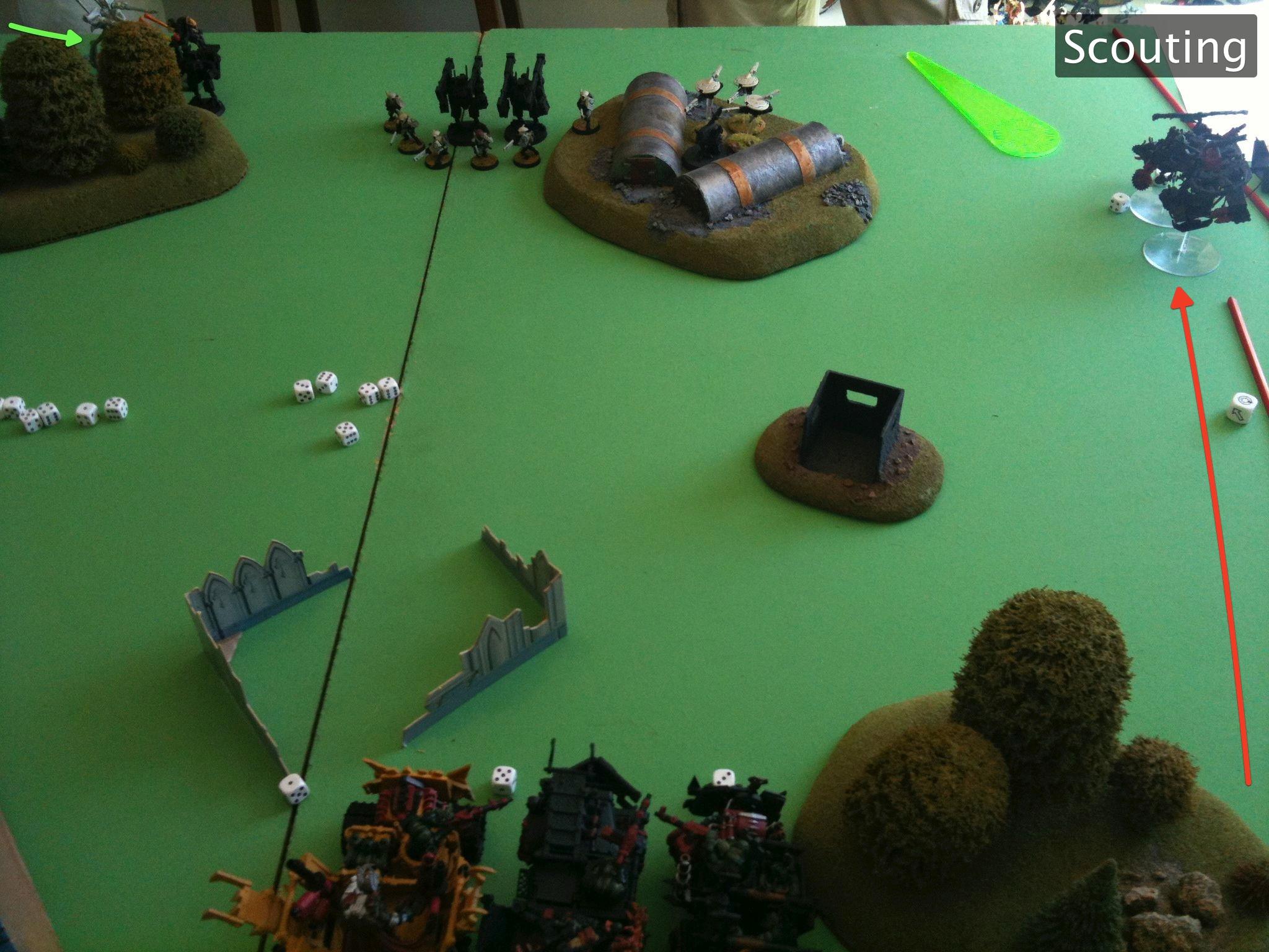 Battle Report, Da Ork Angelz, Eldar, Orks, Tau