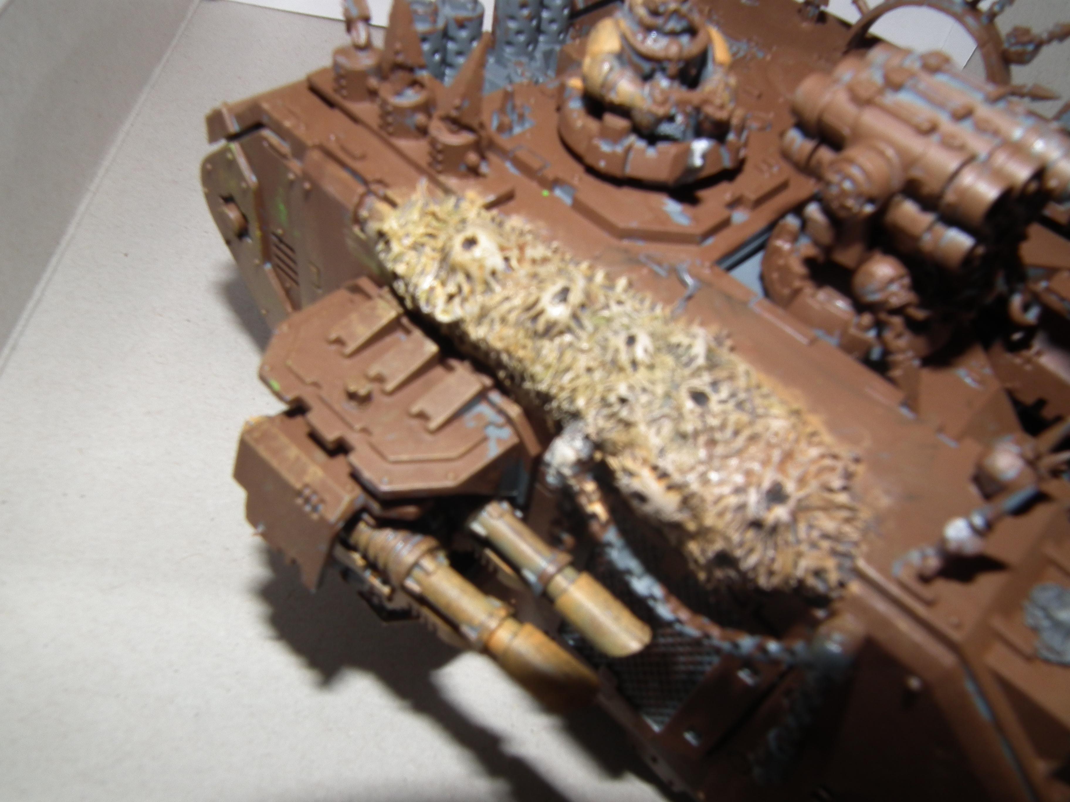 Pustules finished and painted