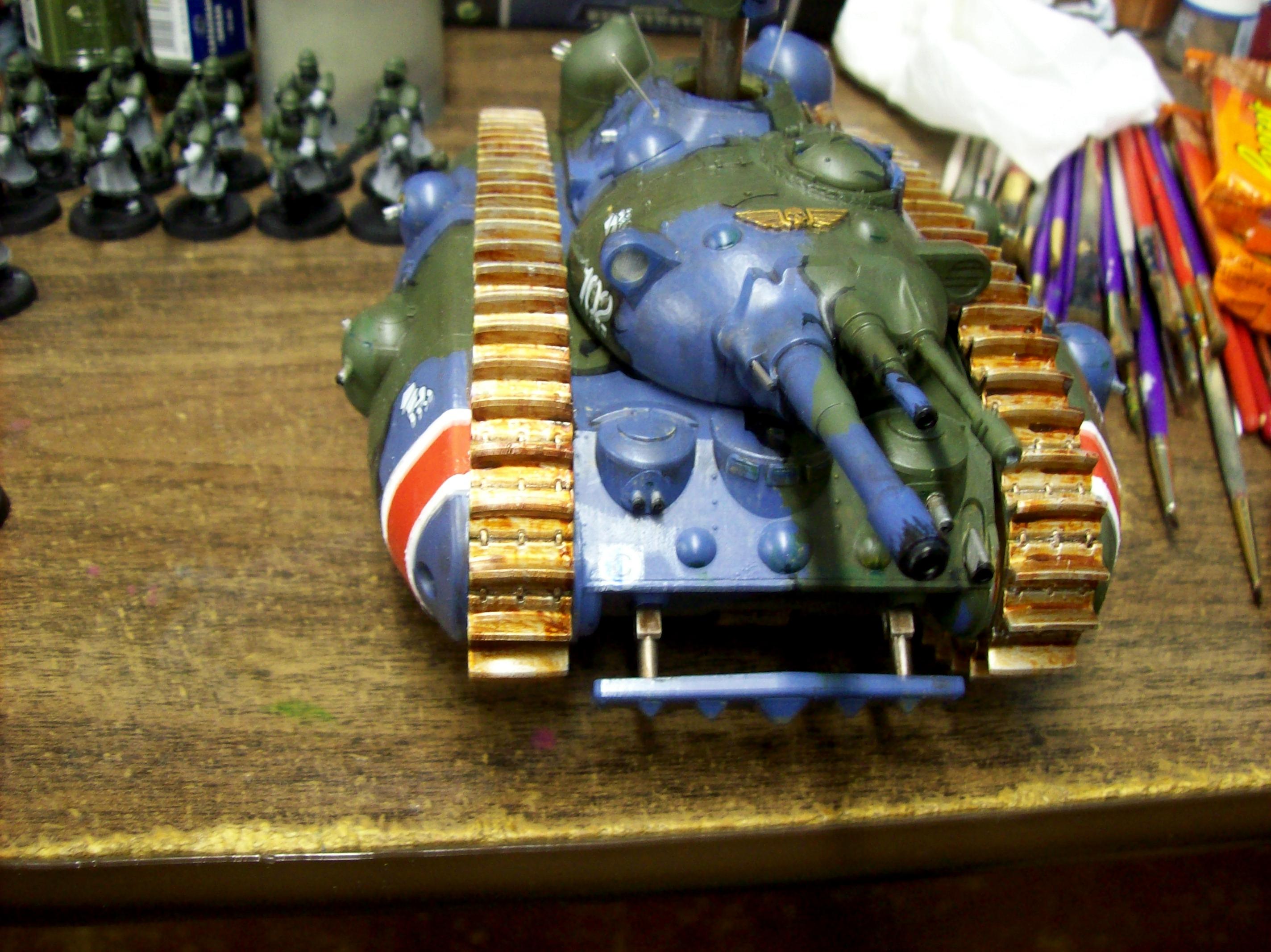 Anime, Camouflage, Conversion, Imperial Guard, Super-heavy, Tank