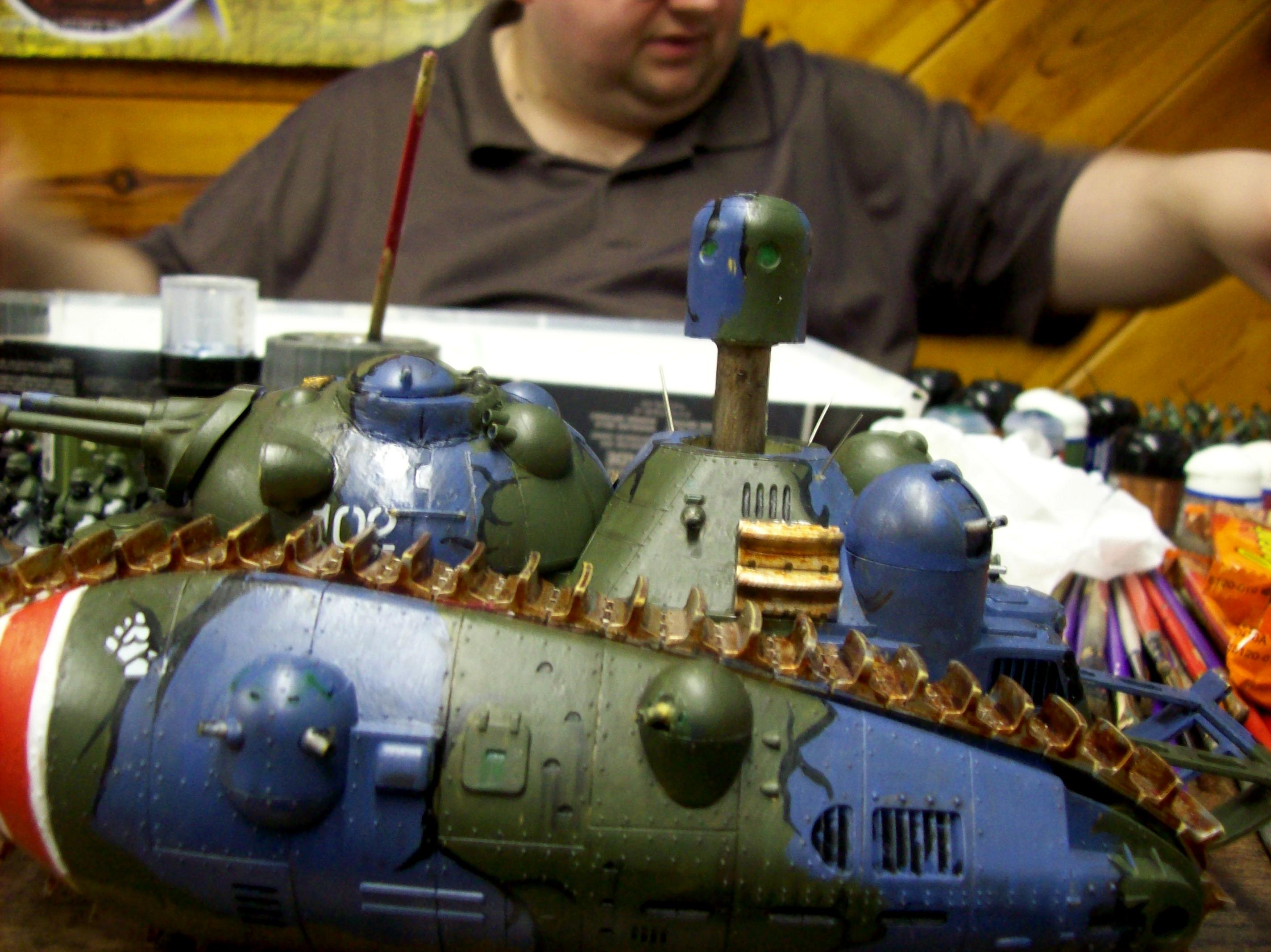 Anime, Camouflage, Imperial Guard, Super-heavy, Tank