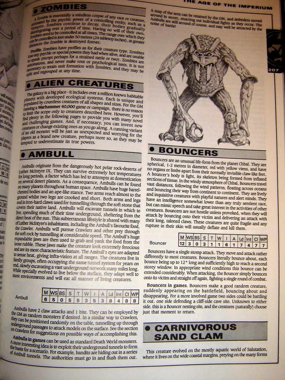 Ambull, Rogue Trader