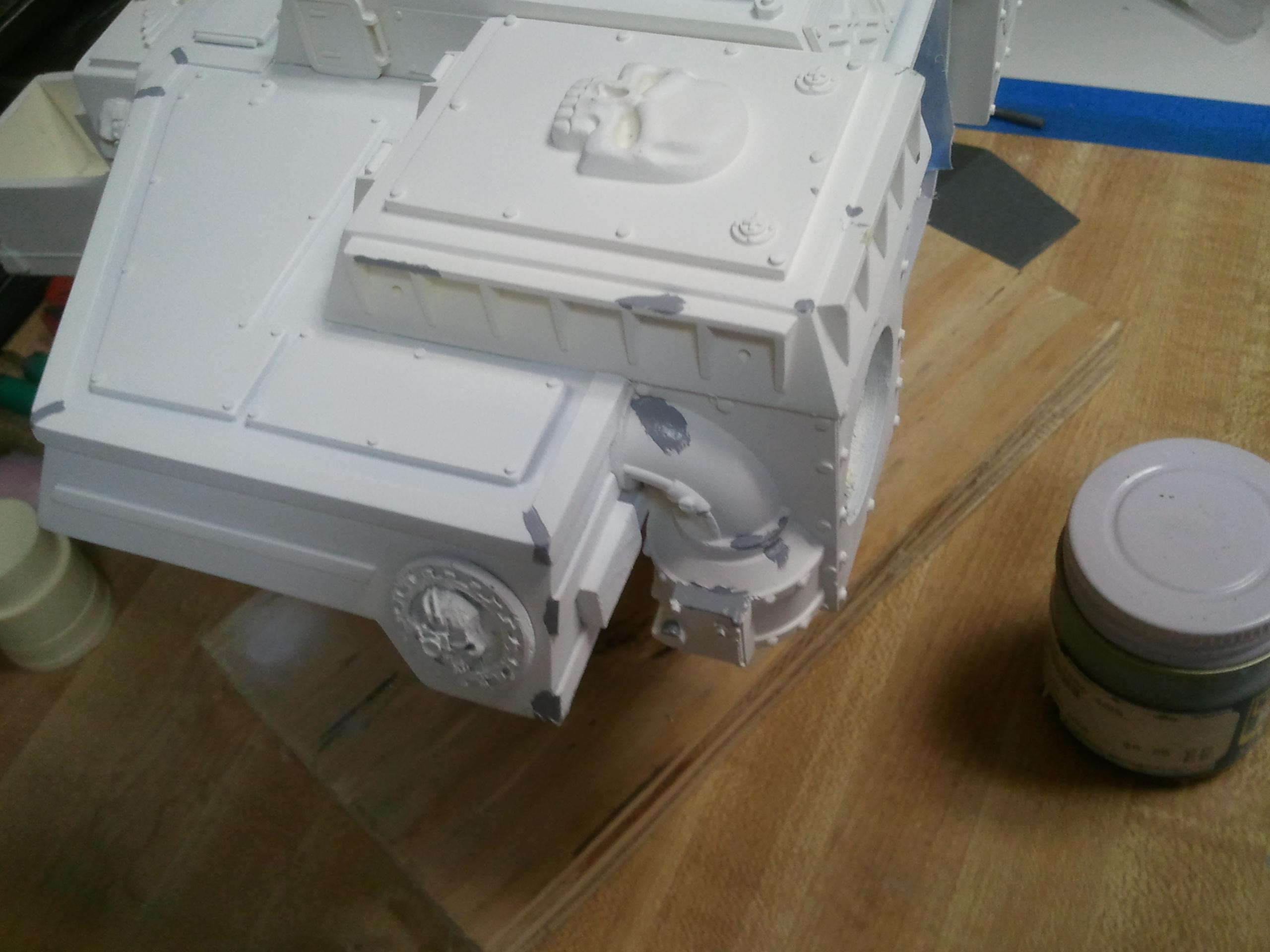 Warhound Titan WIP putty step1