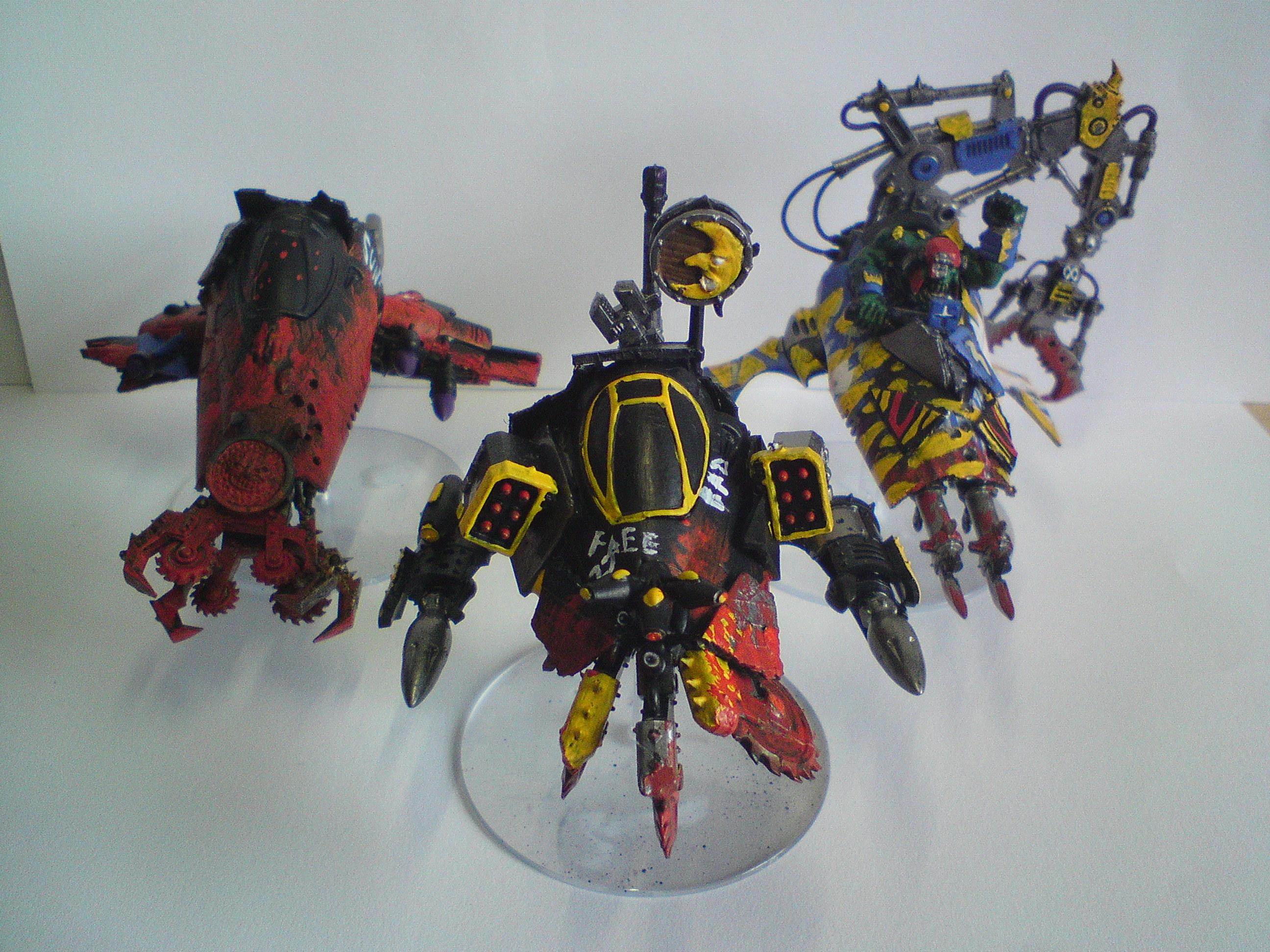 Conversion, Deffkopter, Deffskulls, Eldar Abuse, Eldar Vyper, Orks, Vyper