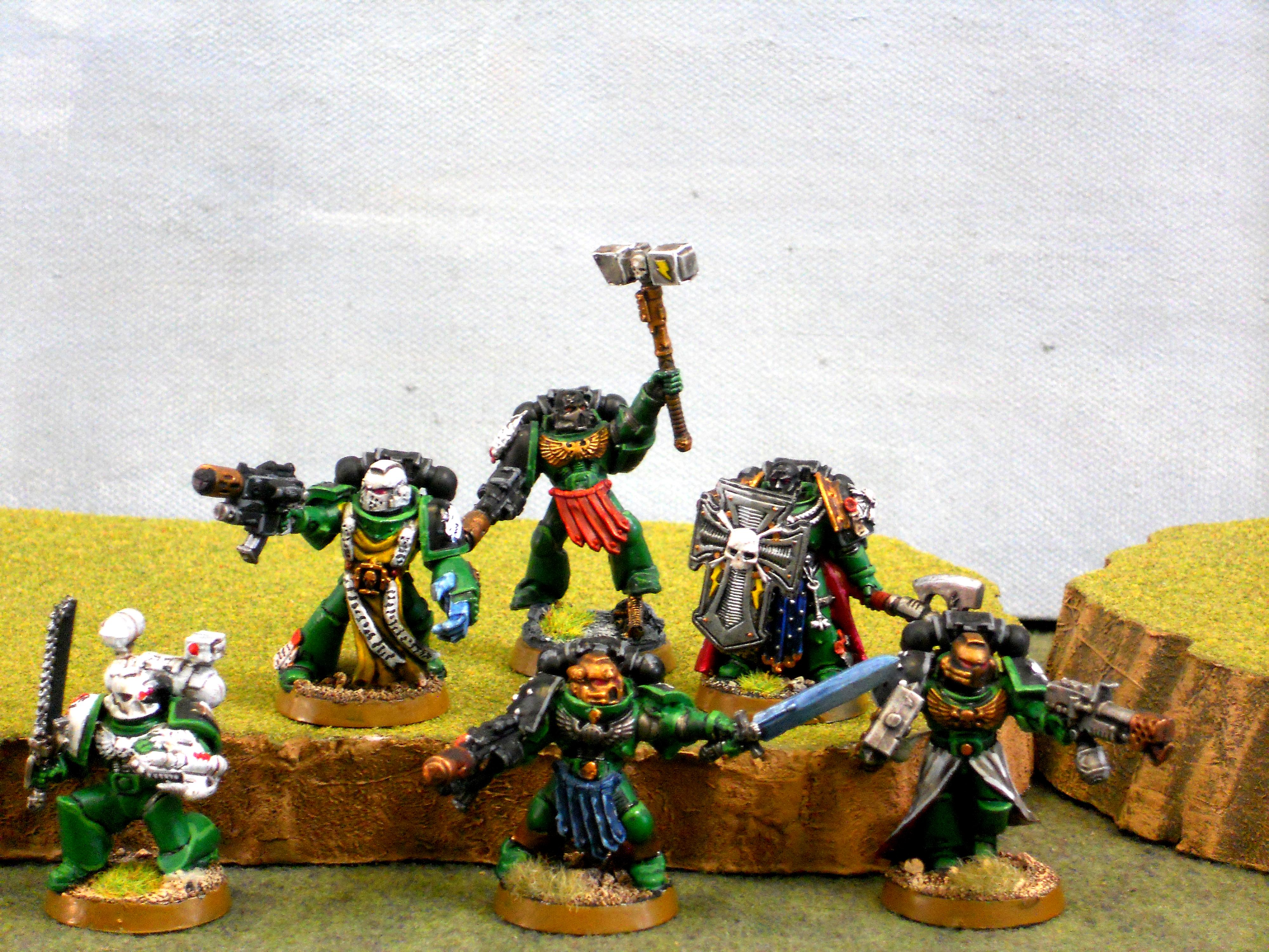 Captain, Command Squad, Salamanders, Space Marines