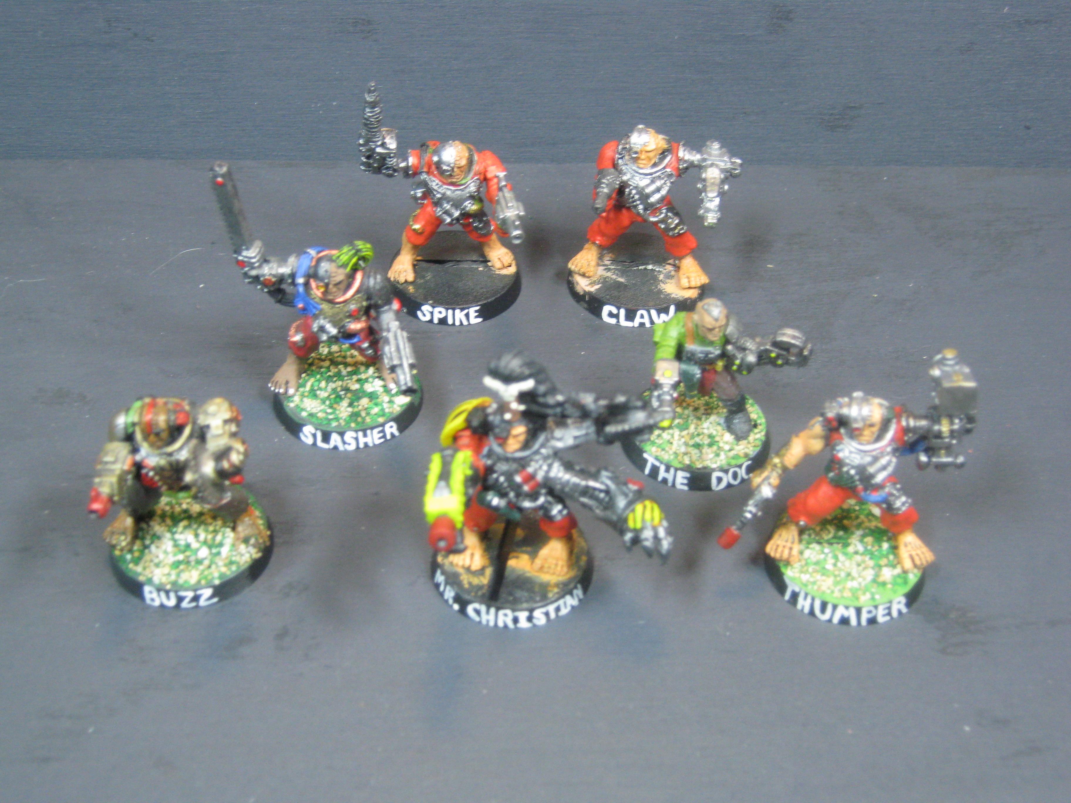 Adeptus Mechanicus, Cyborg, Necromunda, Pit Slaves, Servitors