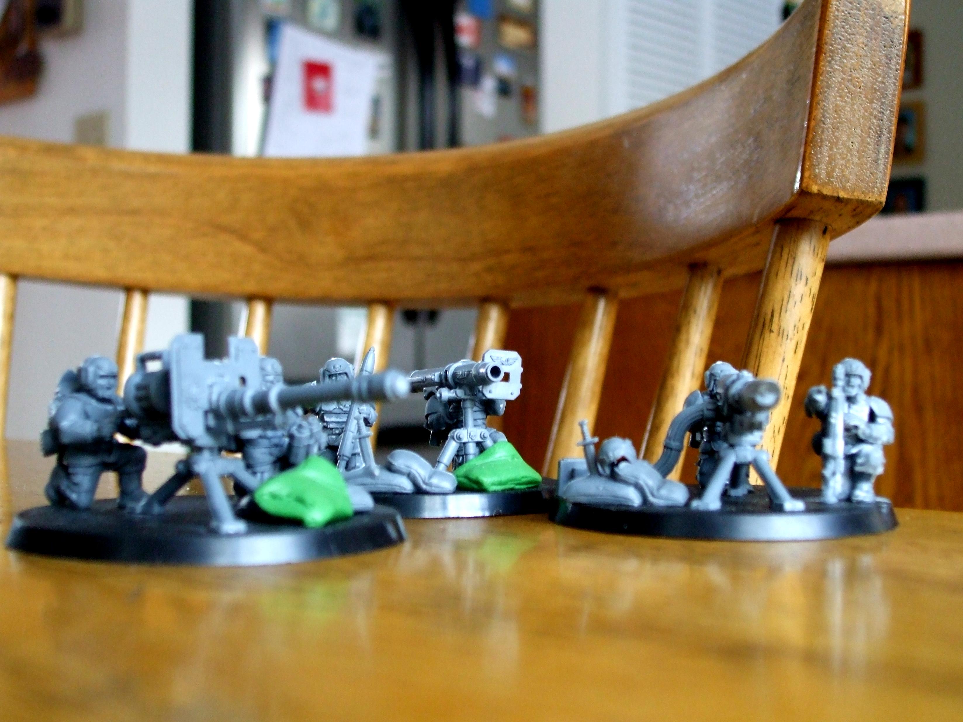 Imperial Guard, Heavy Weapons Team x3