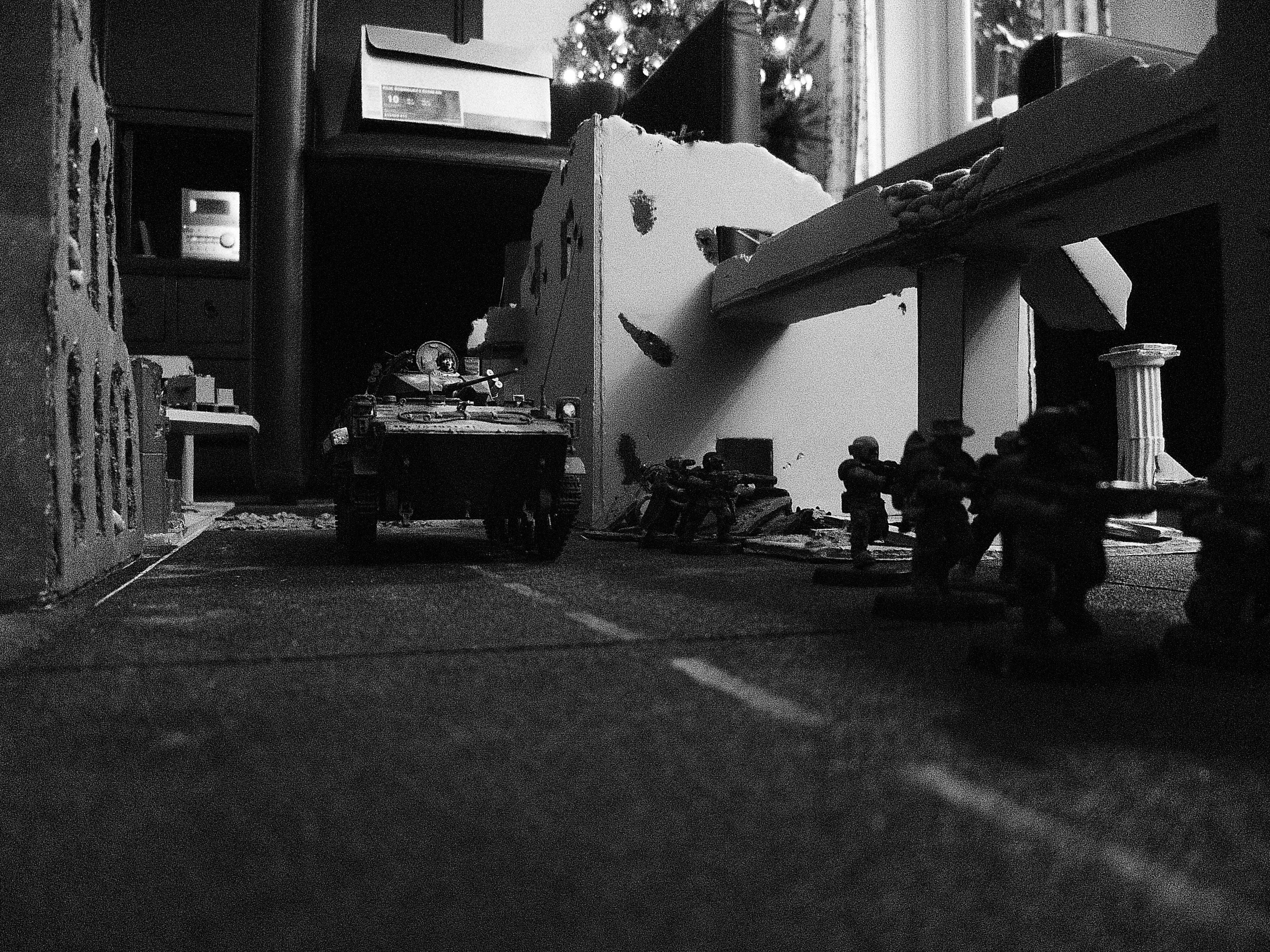 Aquila, Barricade, Buildings, Chimera, Cities Of Death, City, Dragon Teeth Tank Traps, Guardsmen, Hotel, Imperial, Imperial Guard, Imperium, Industrial City, Industry, Lander, Landing Pad, Ruined, Ruins, Snipers, Stalingrad, Street, Tank Traps