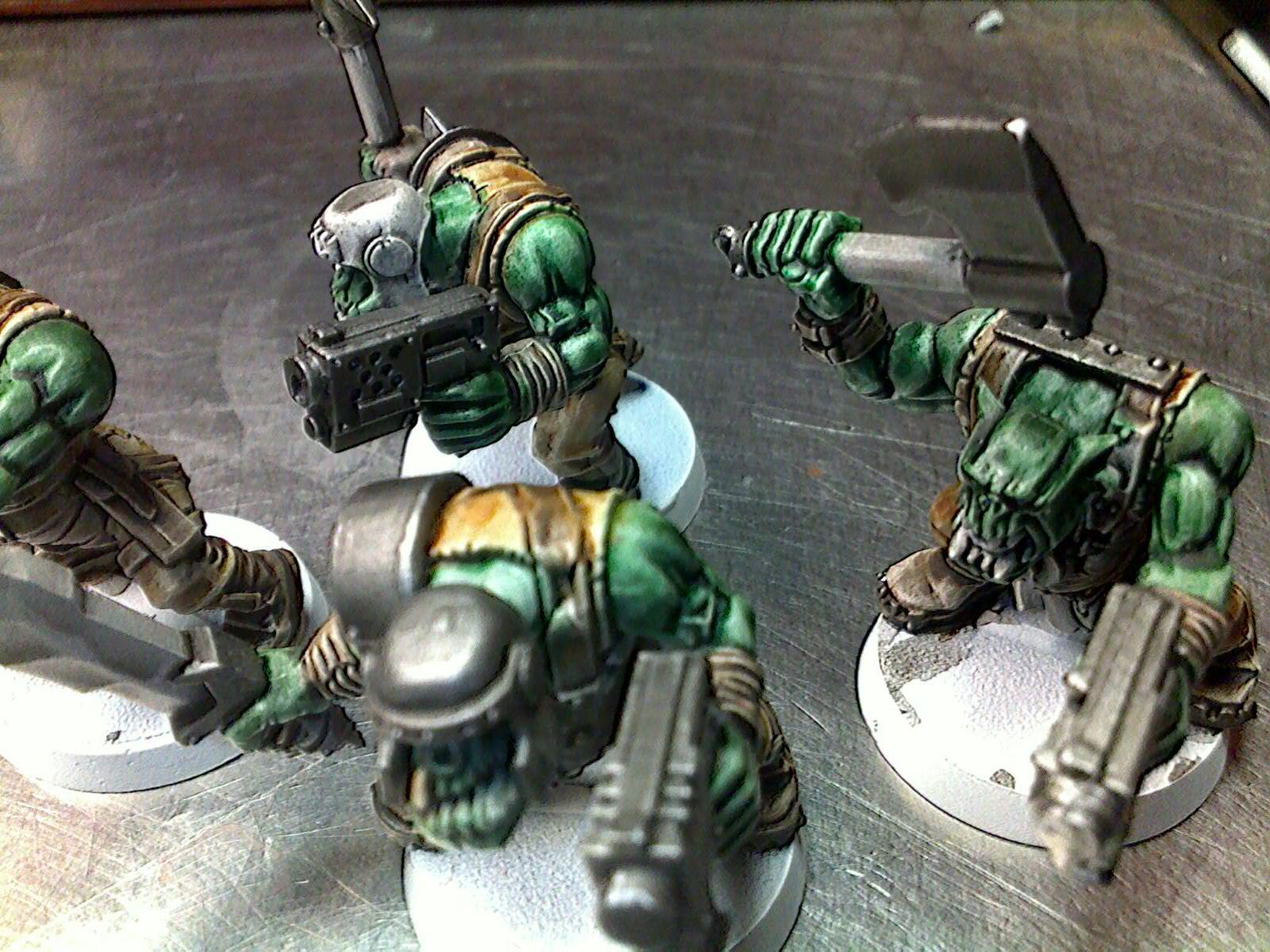 Ork Boyz With Choppas