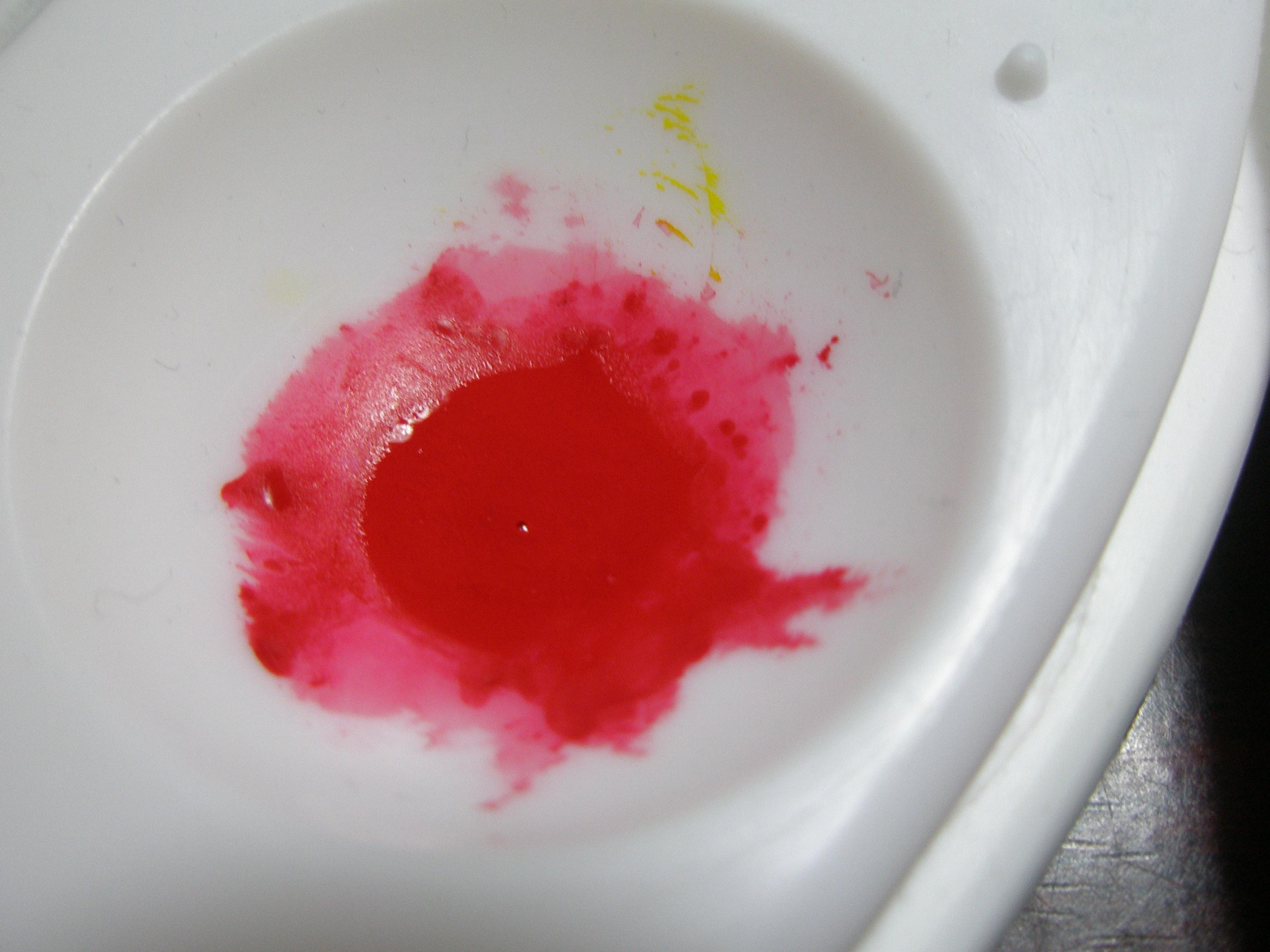 It's a thick body paint so i thinned it with some water