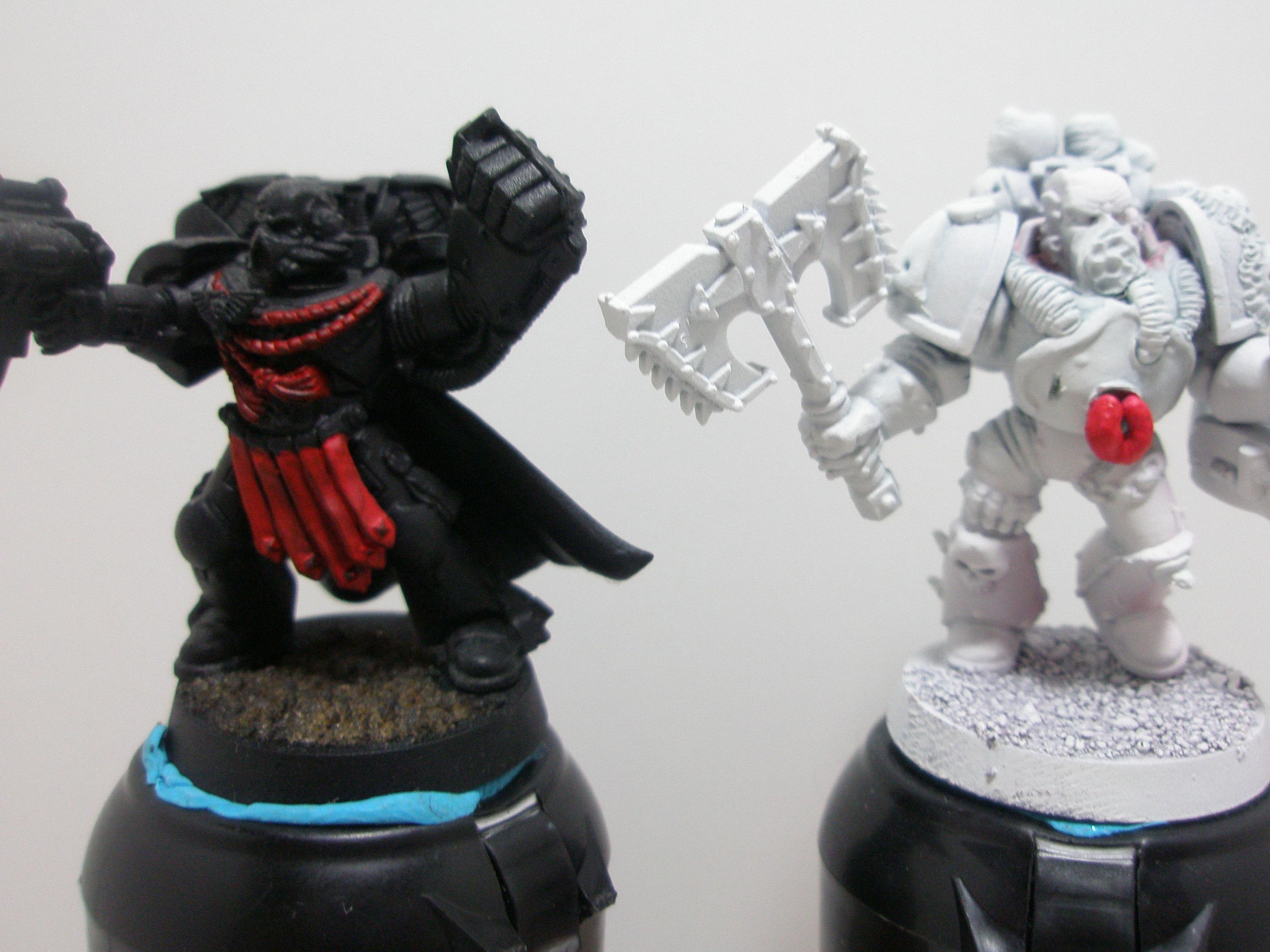 i tried it on two models, one primed white and one primed black