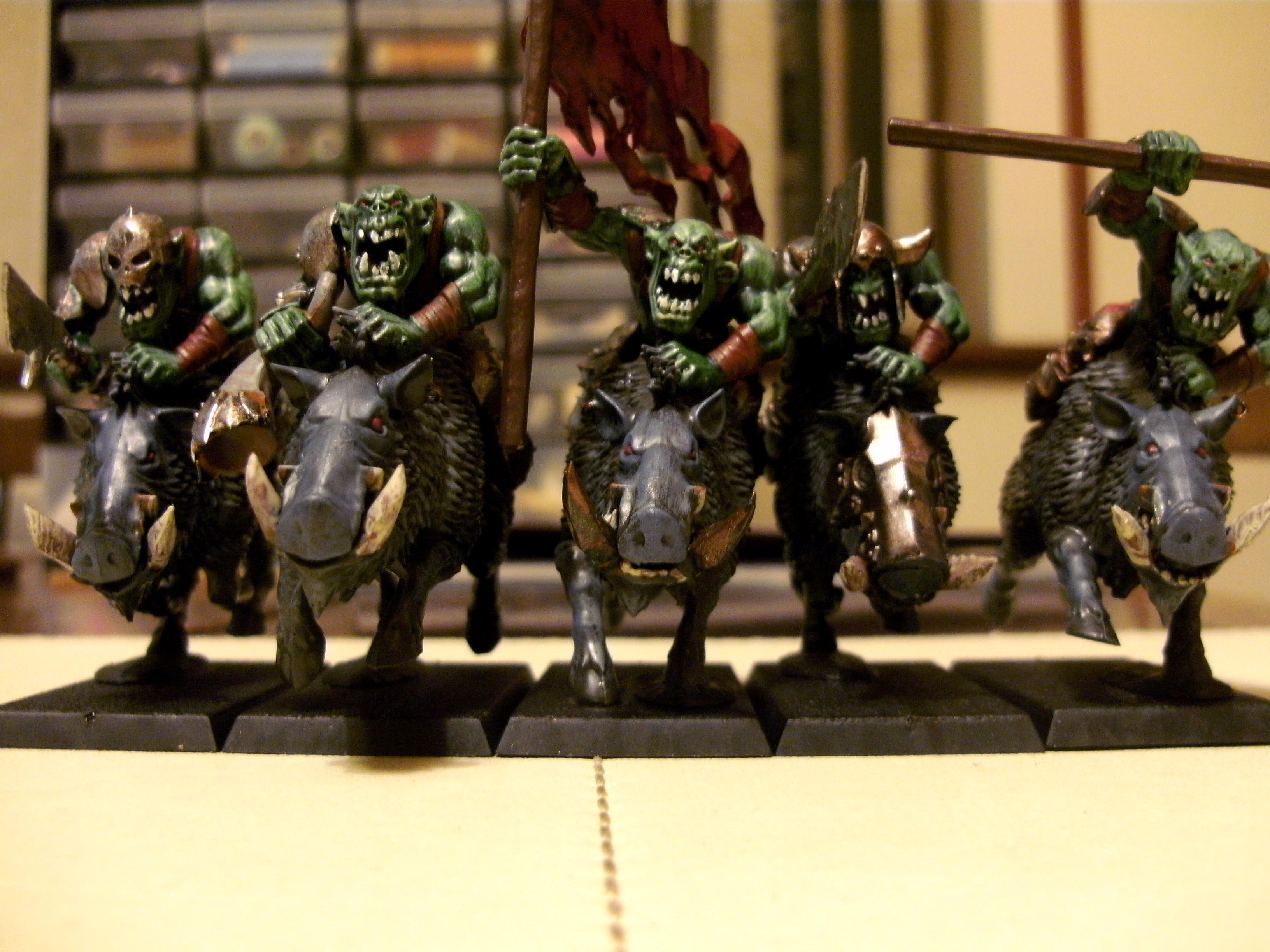 Orcs, Wfb, Da Boss's Boarboyz